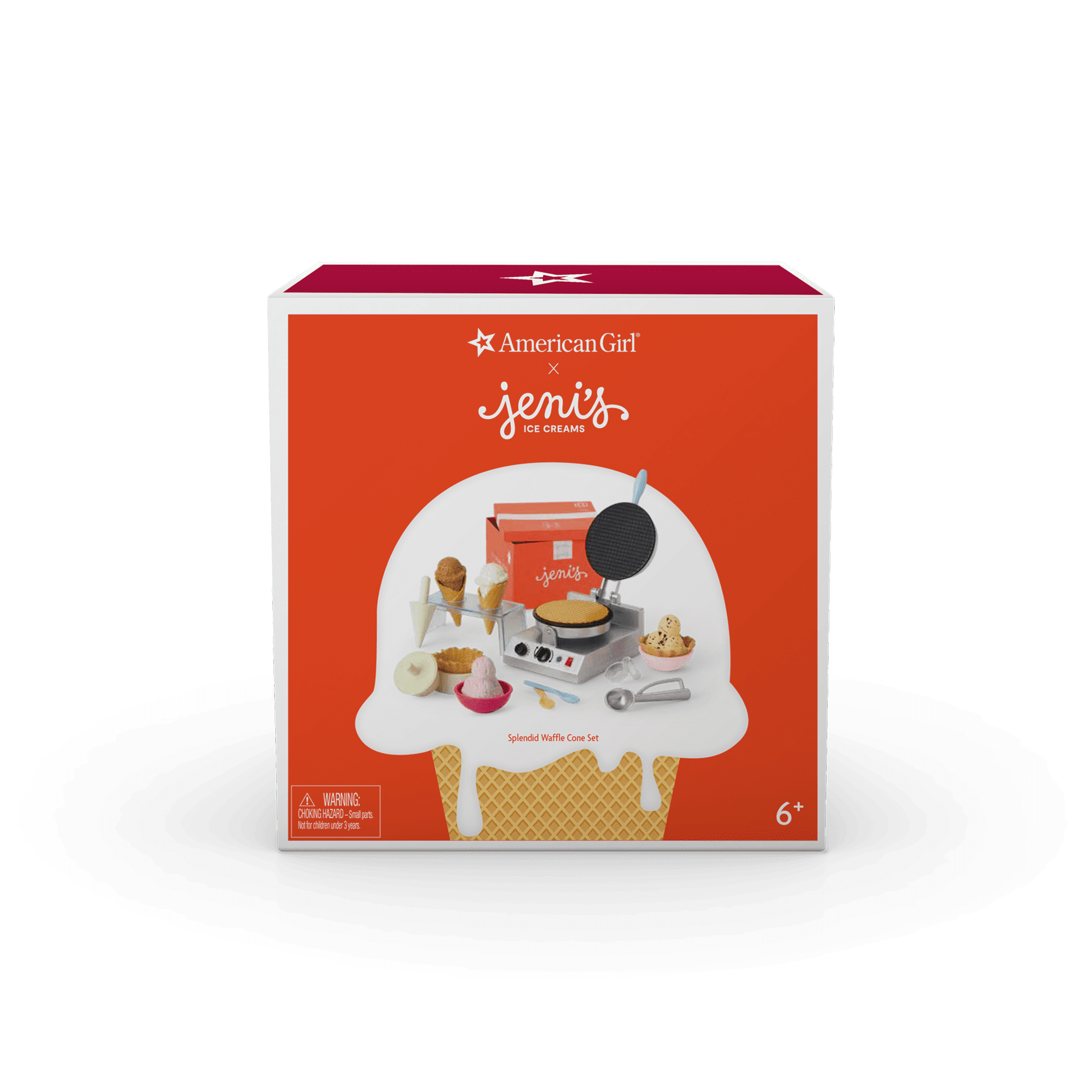 American Girl® x Jeni's Splendid Waffle Cone Set for 18-inch Dolls