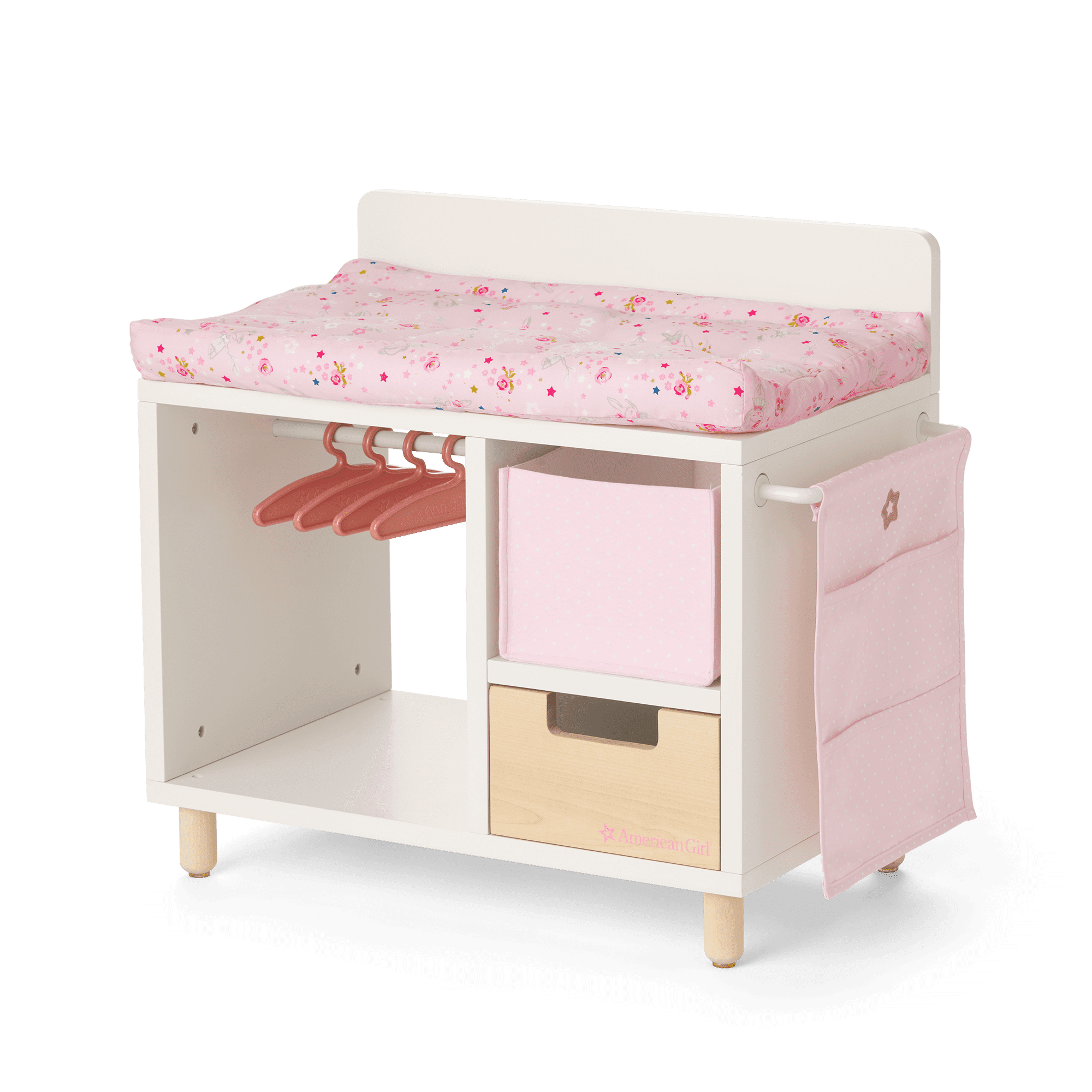 Dots & Blooms Changing Table with Storage