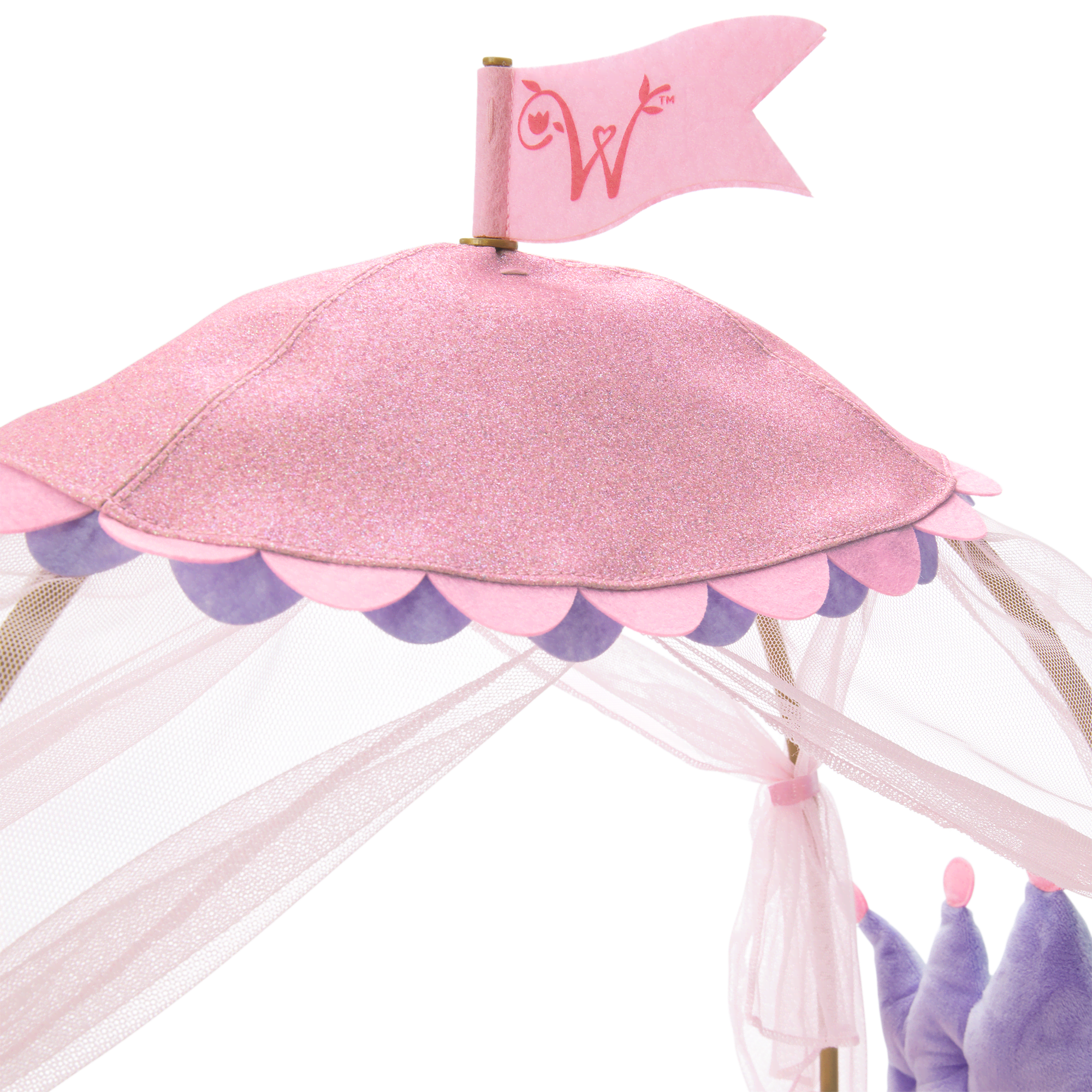 Royal Canopy Bed for WellieWishers™ Dolls