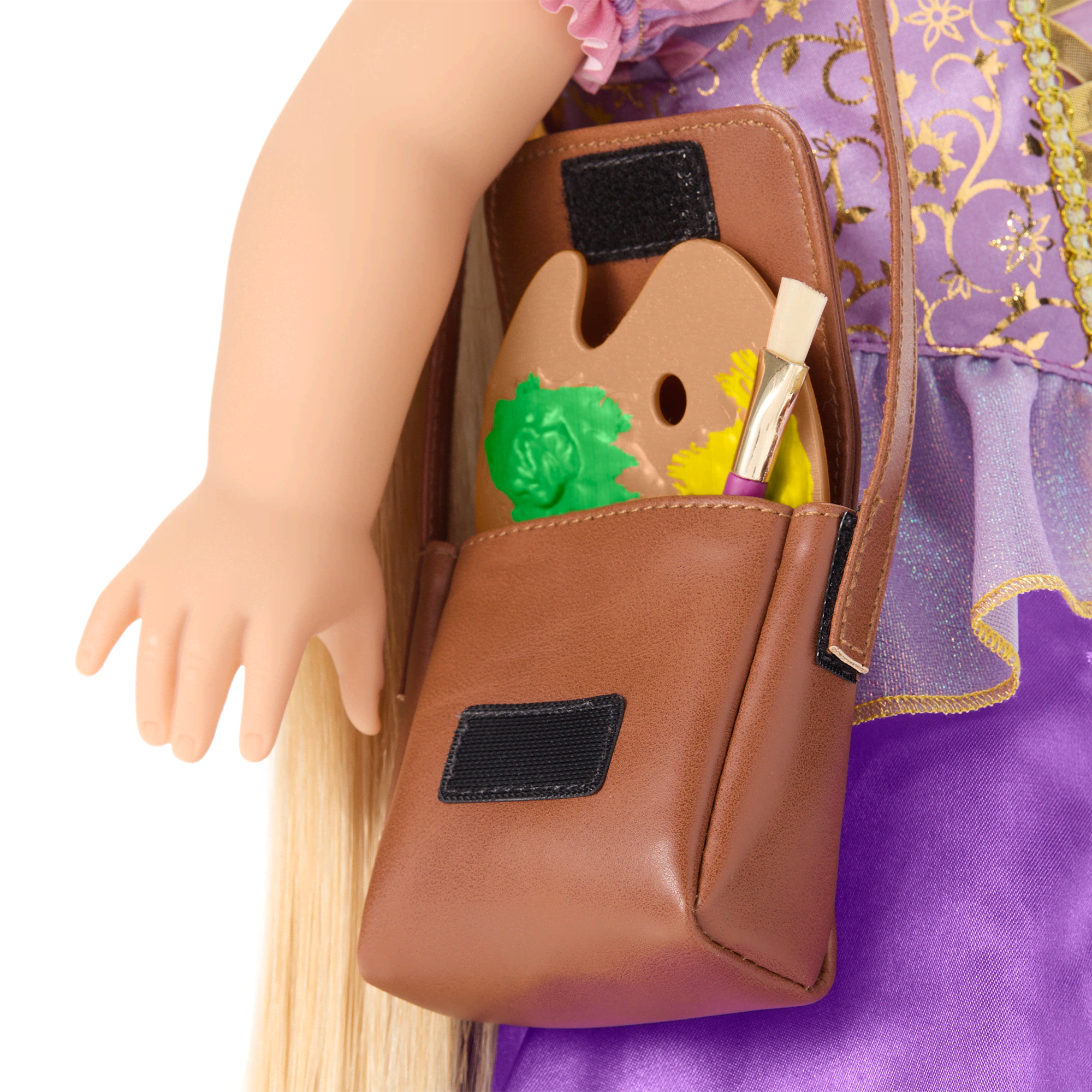American Girl® Disney Princess Rapunzel Painting Accessories & Pascal for 18-inch Dolls