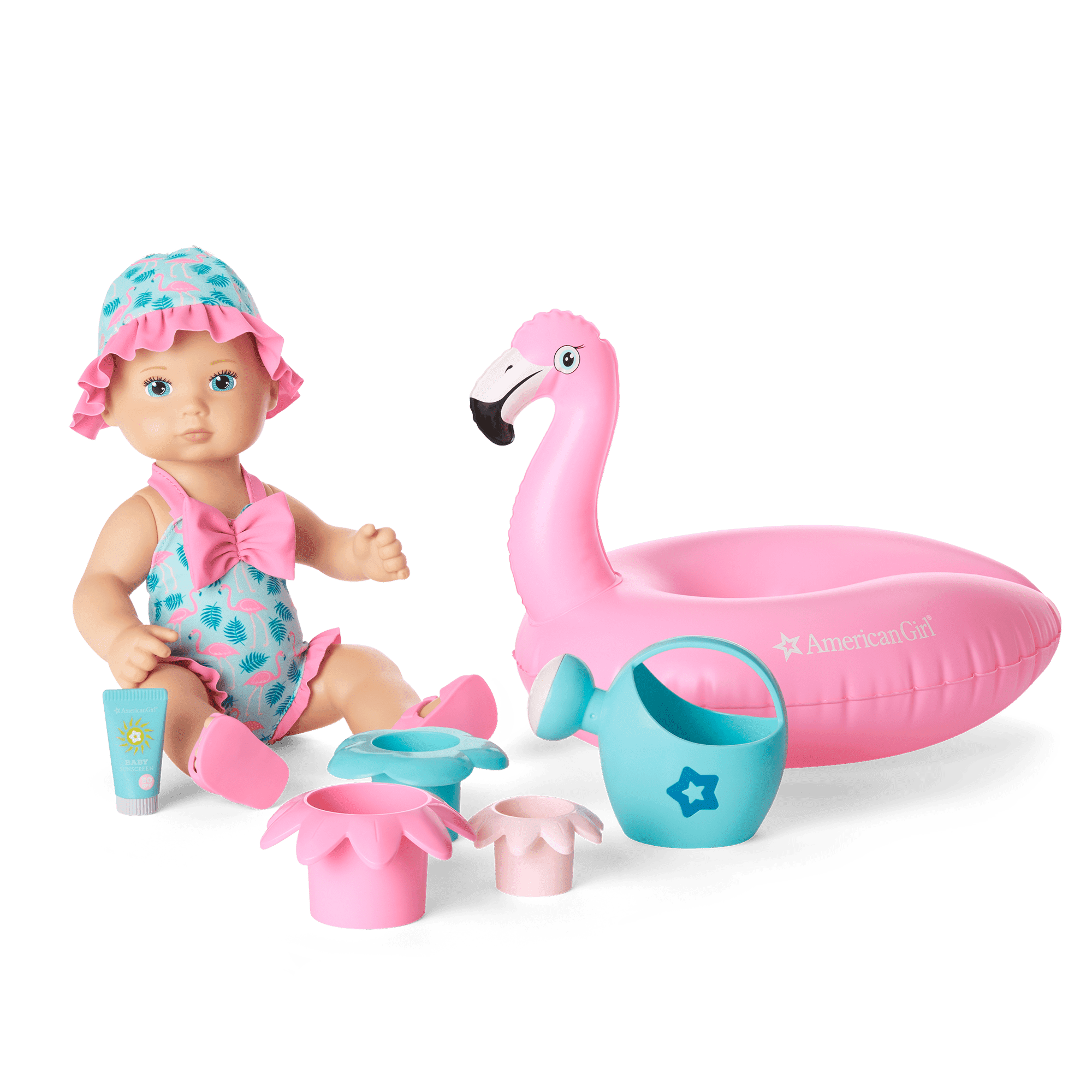 Baby dolls swimming in the sink on sale
