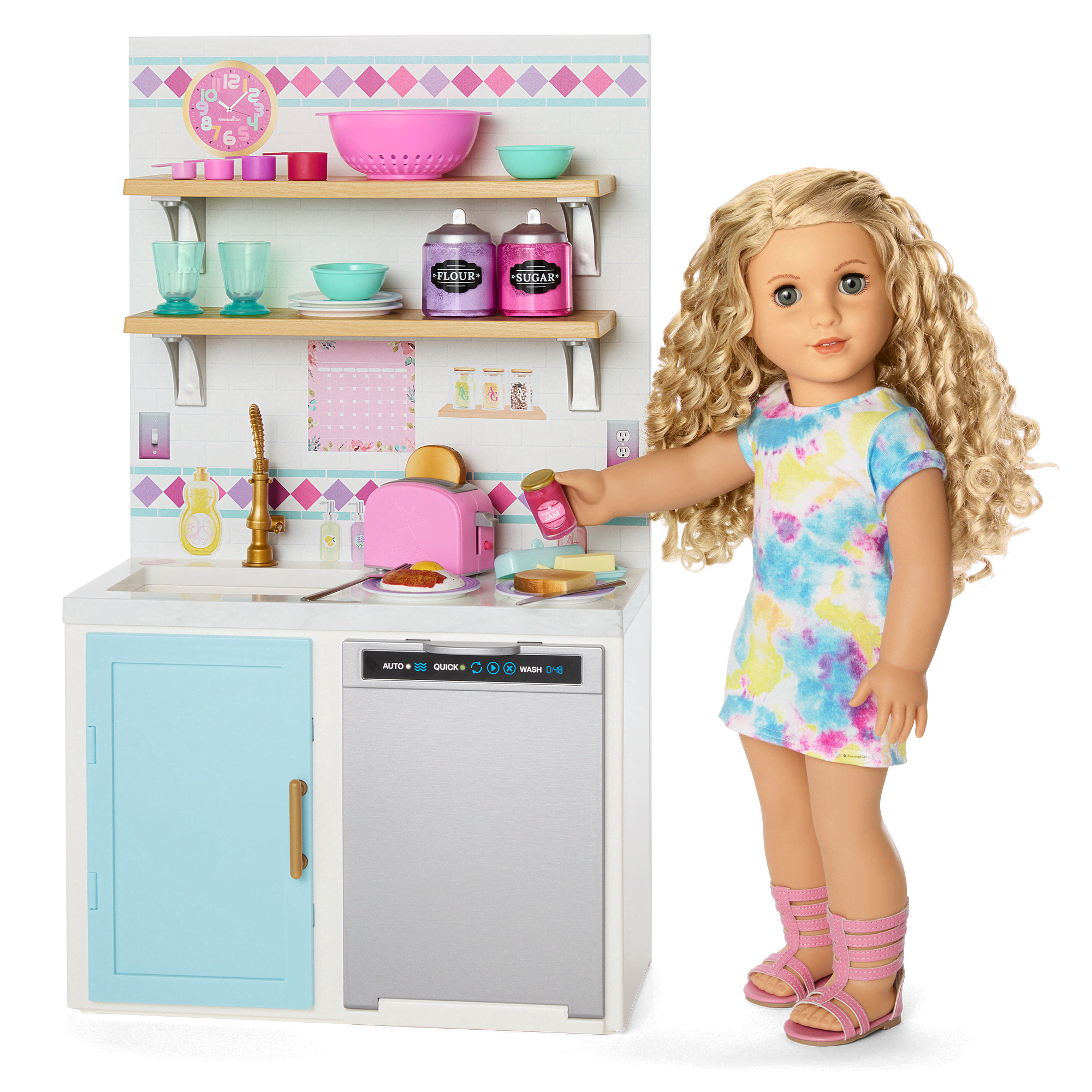American girl doll kitchen clearance