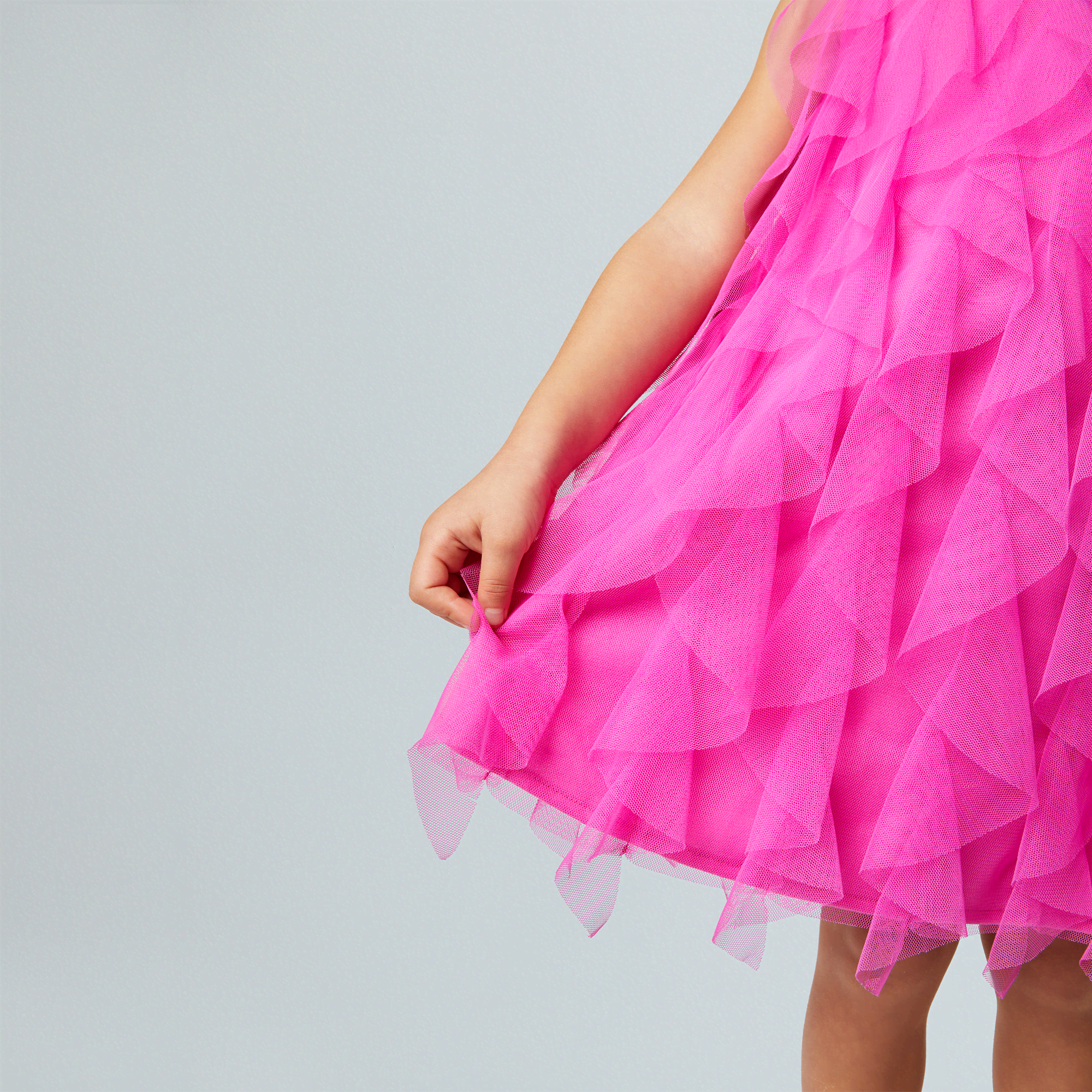 Party-Pink Birthday Dress for Little Girls (Bitty Baby®)