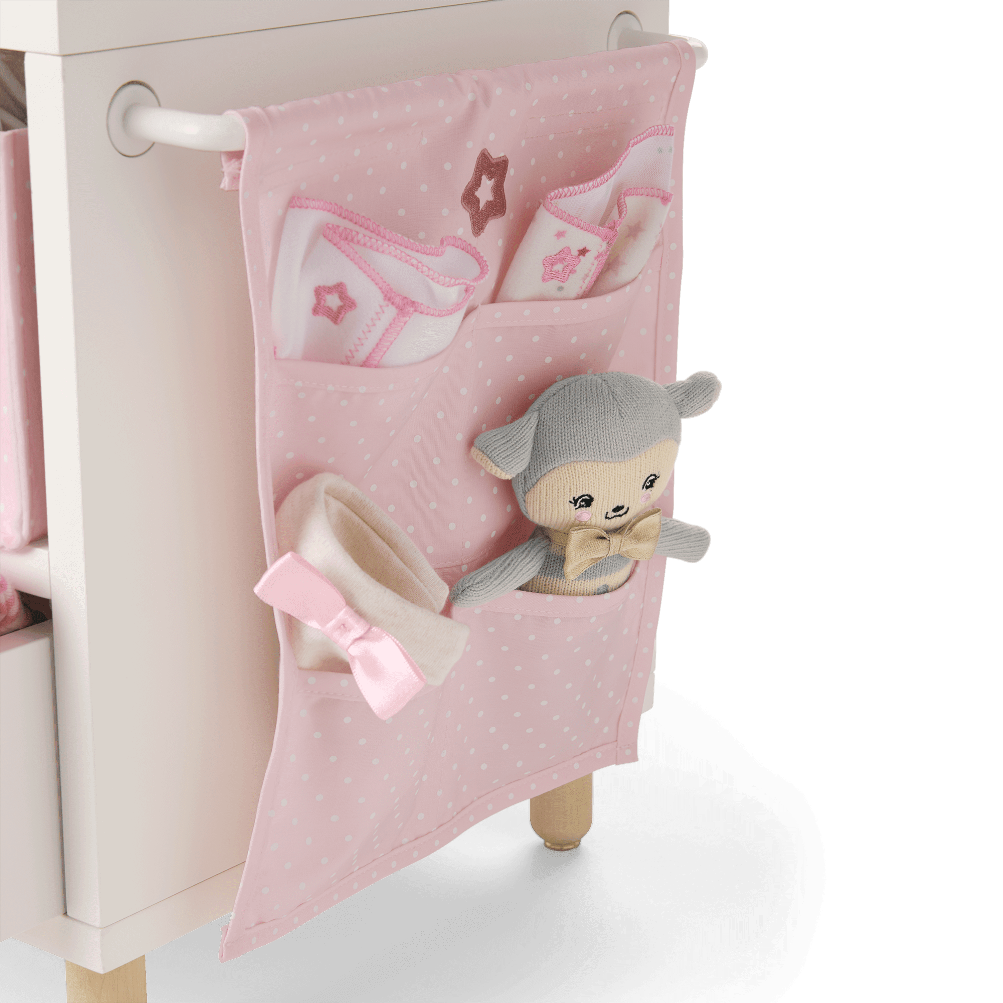 Dots & Blooms Changing Table with Storage