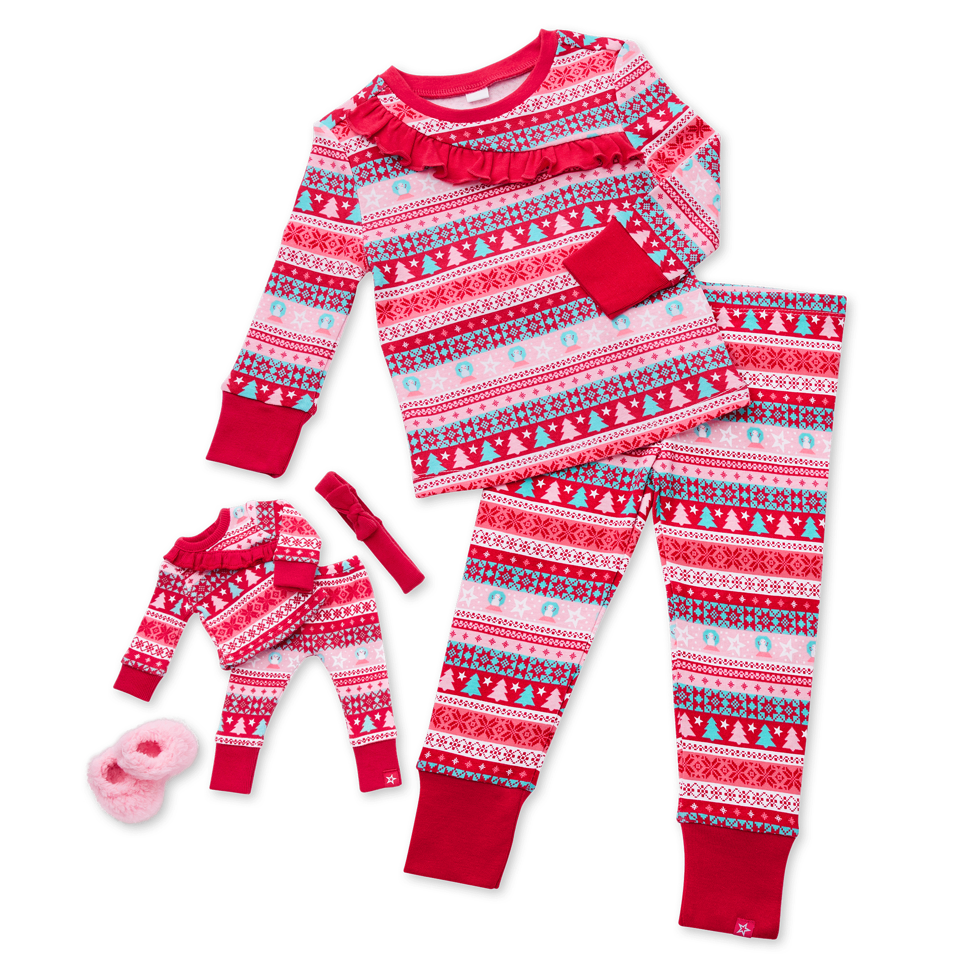 Berry Merry PJs for Little Girls WellieWishers Dolls American Girl