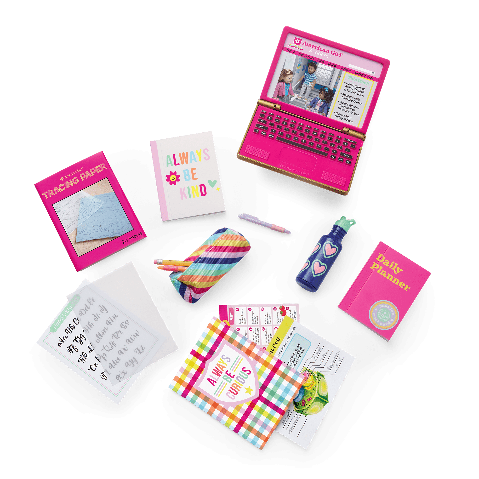 Write On Desk Set for 18 inch Dolls American Girl