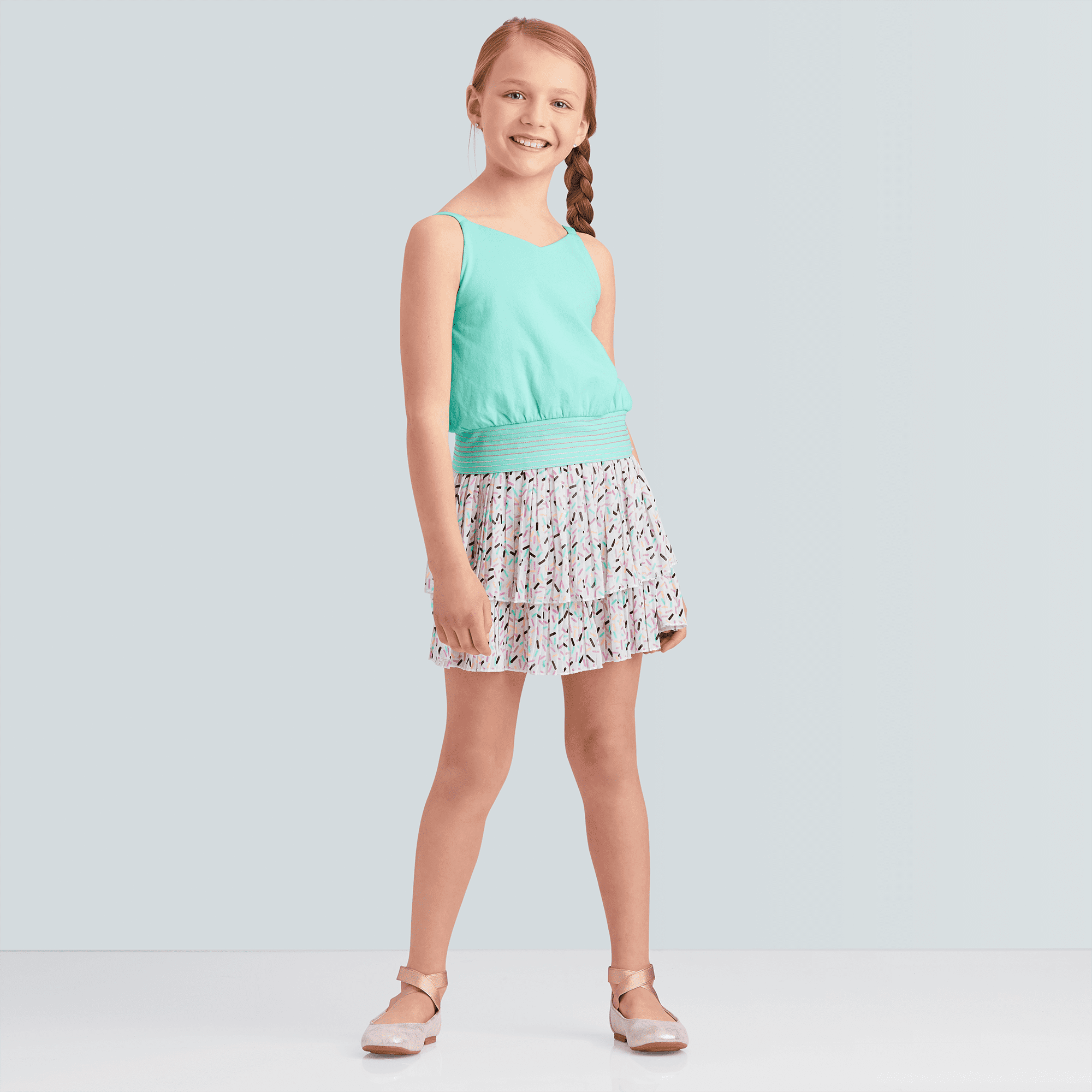 Minty Sweet Tank Top for Girls
