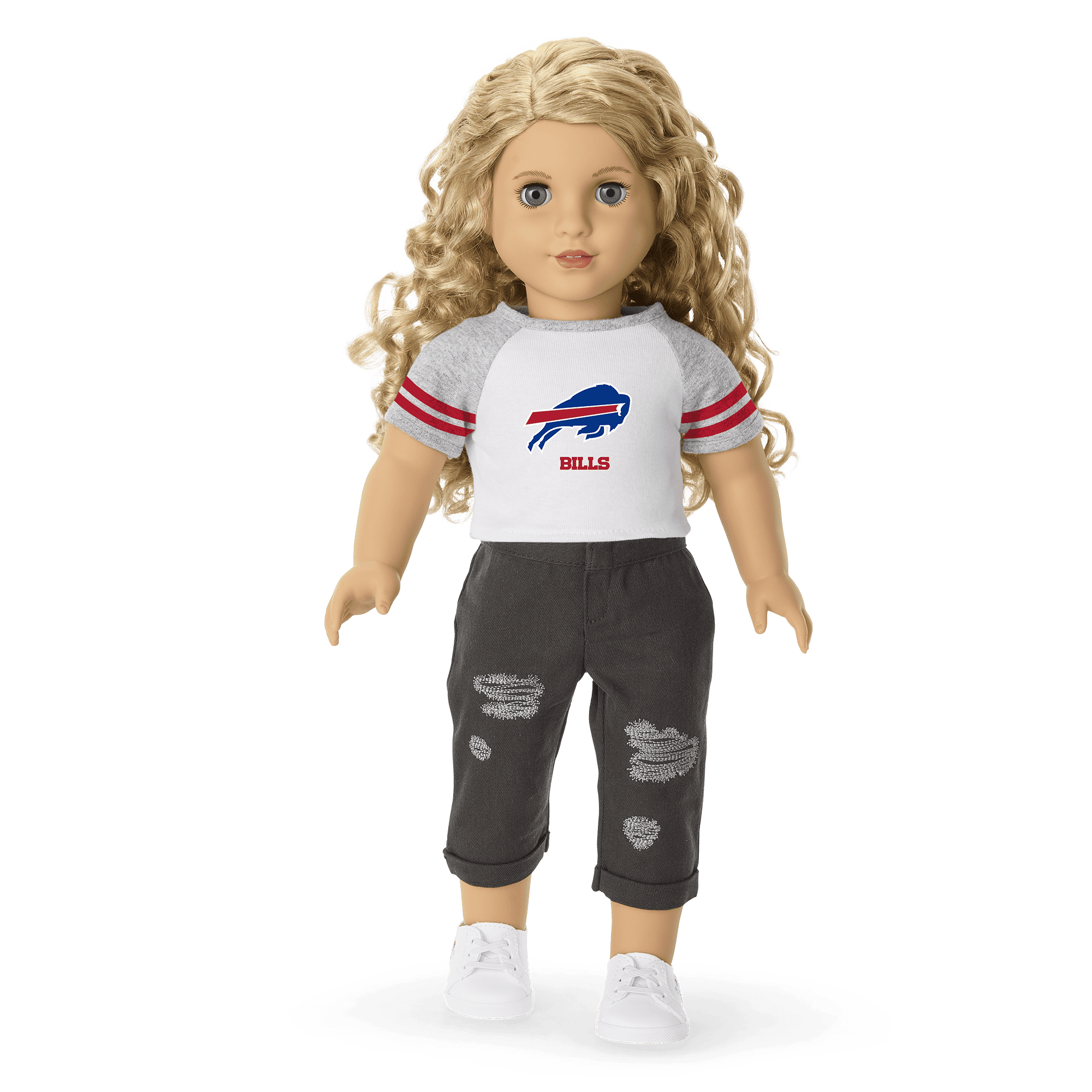 NFL Buffalo Bills Fan Tee for 18 inch Dolls American Girl