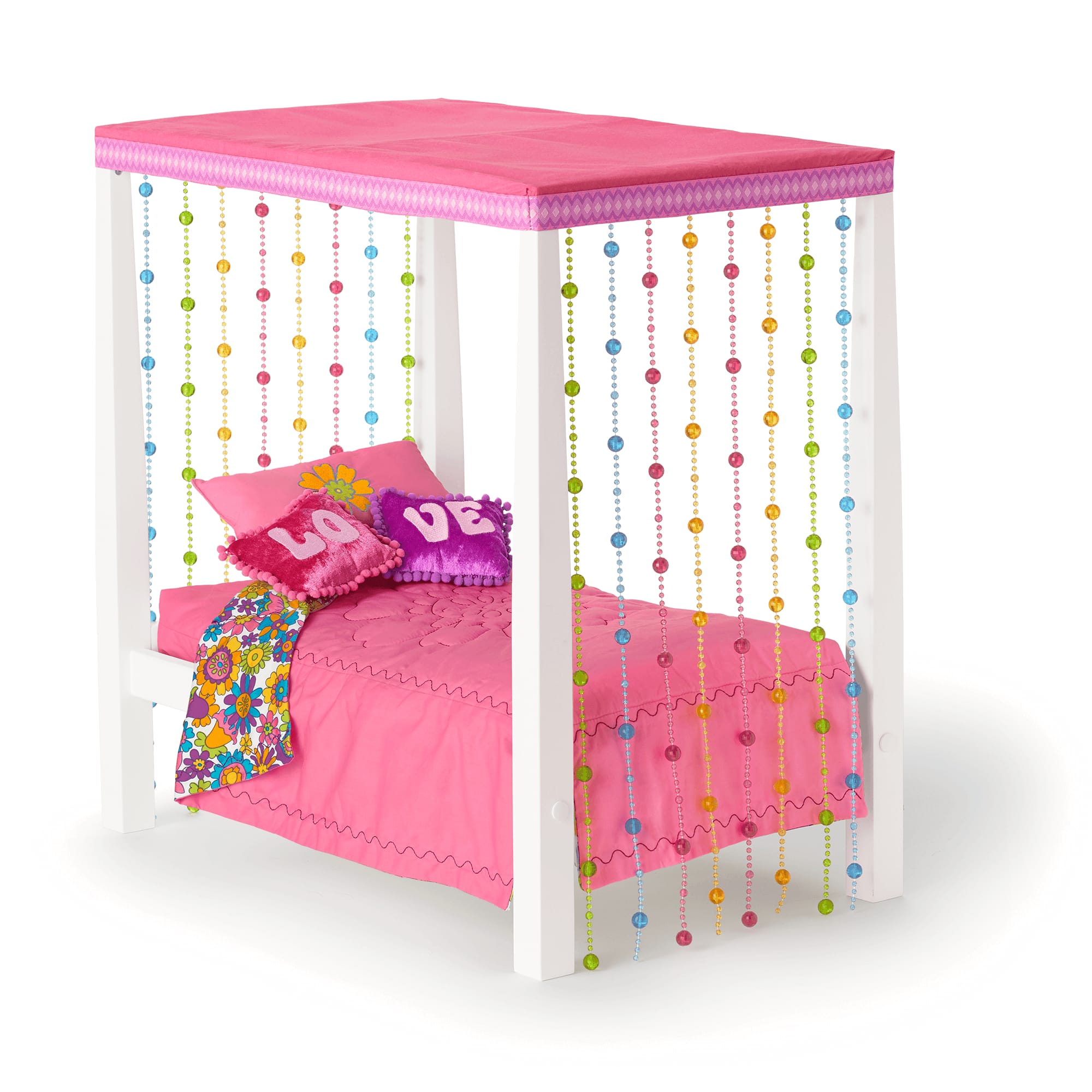 Julie’s™ Groovy Bed & Bedding for 18-inch Dolls (Historical Characters)