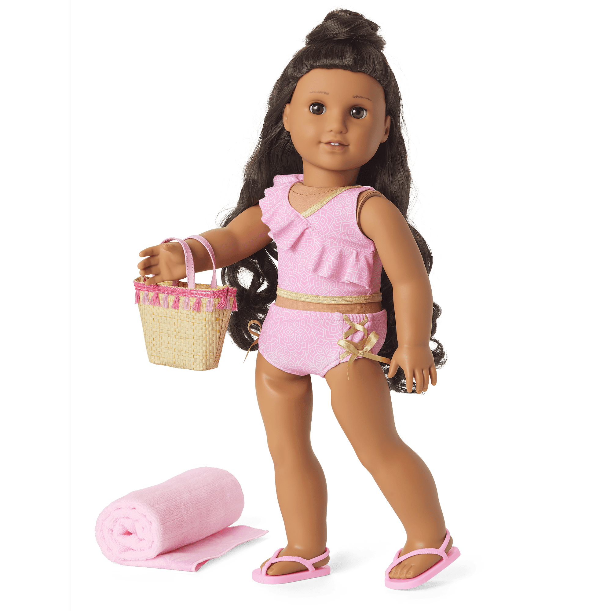 Rosy Resort Swimsuit for 18 inch Dolls American Girl