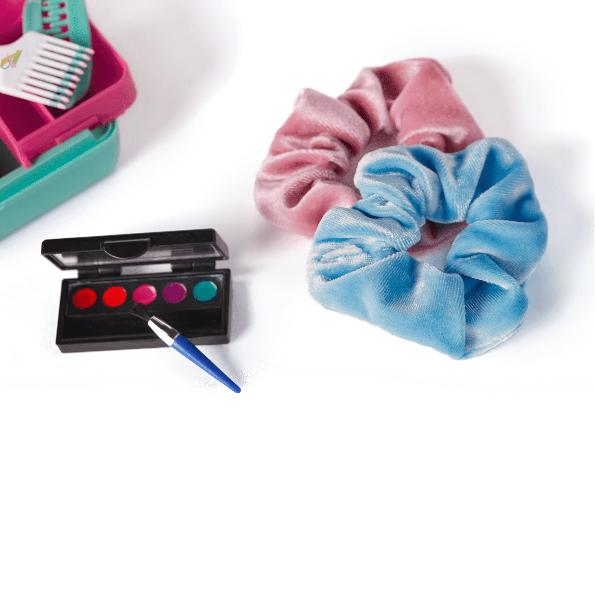 Courtney’s™ Party Dress, Caboodles® & Hair Accessories for 18-inch Dolls (Historical Characters)