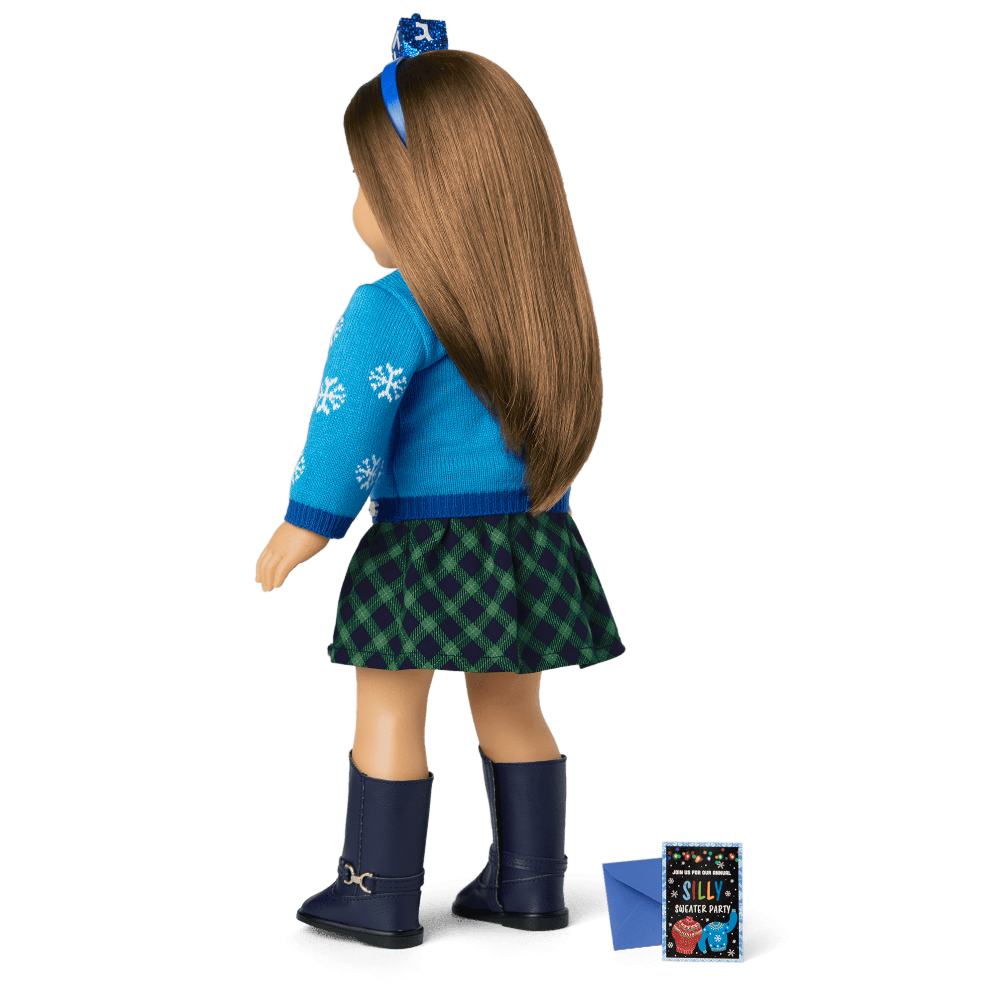 Silly Hanukkah Sweater for 18-inch Dolls