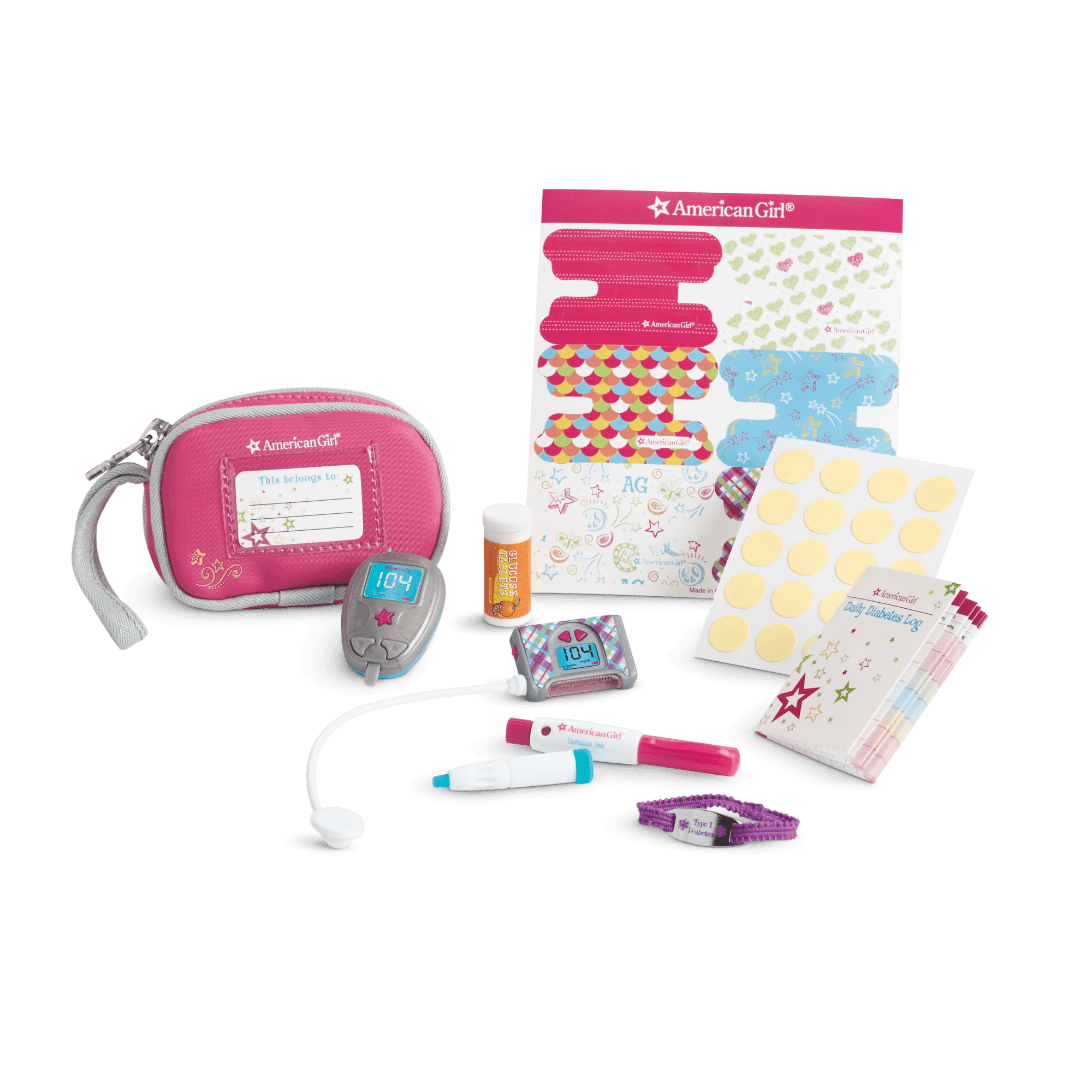 Diabetes Care Kit for Dolls | Truly Me | American Girl Diabetes Care Kit for Dolls | Truly Me | American Girl
