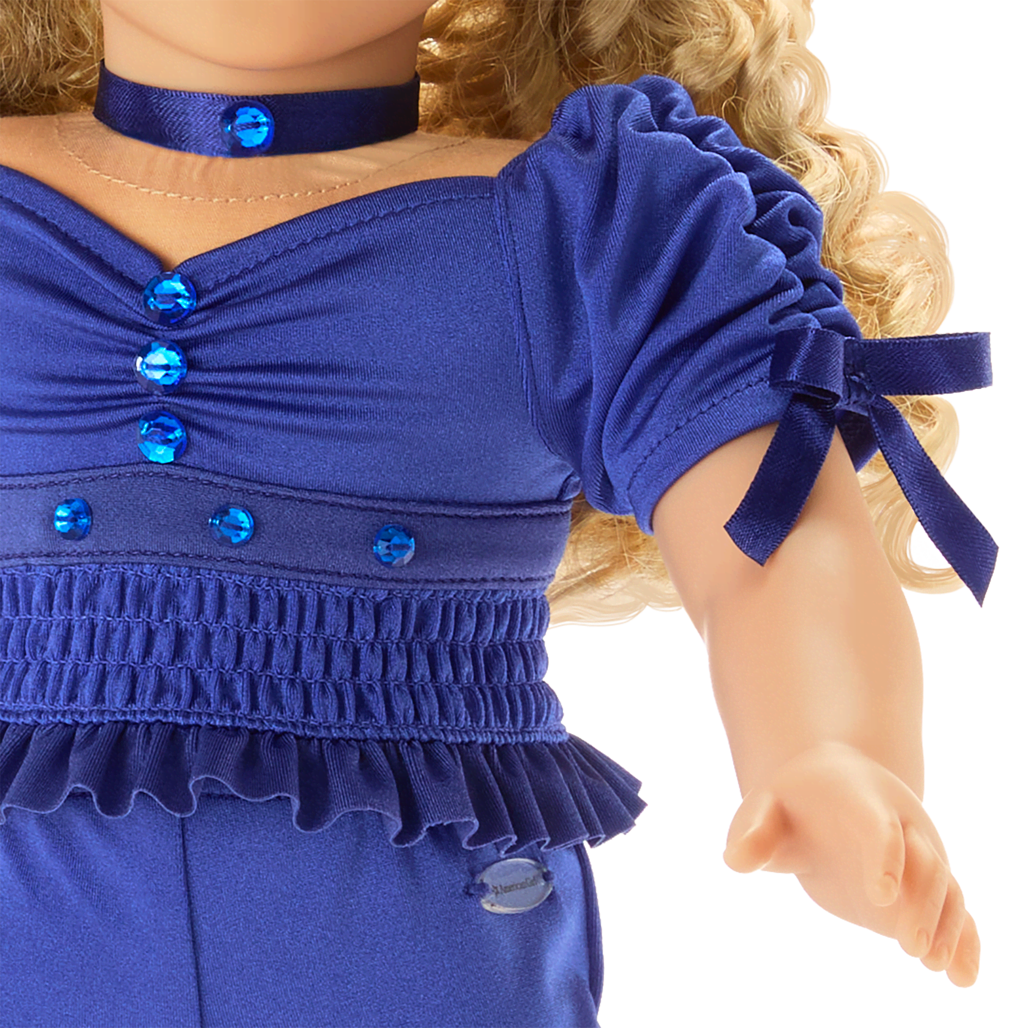 September Sparkling Sapphire Outfit for 18-inch Dolls