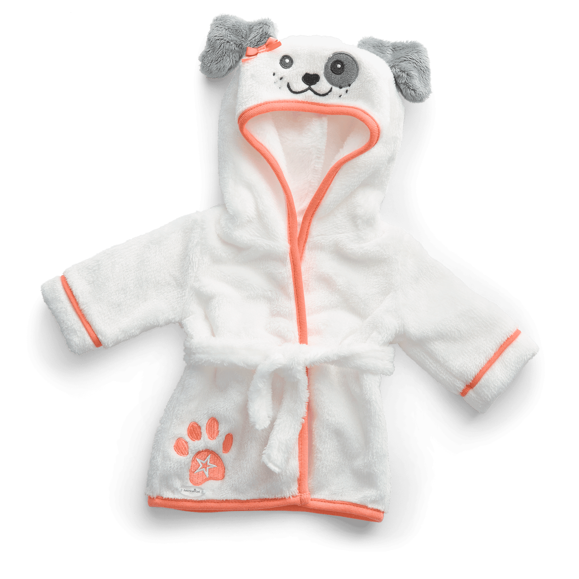 Comfy Puppy Robe Set for Girls & 18-inch Dolls