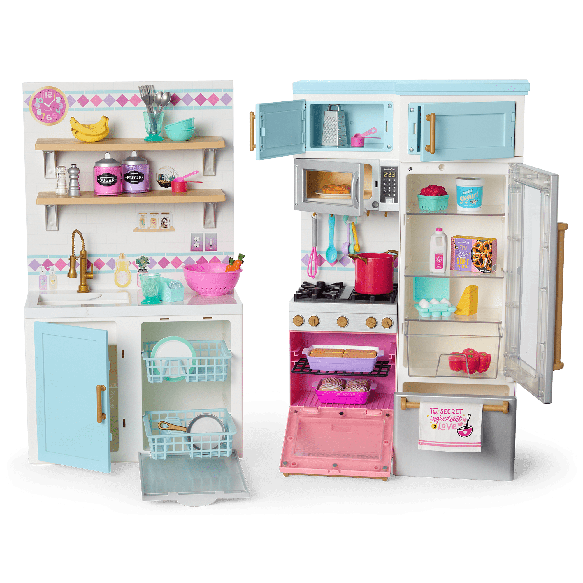 Gourmet Kitchen for 18-inch Dolls | American Girl Gourmet Kitchen for 18-inch Dolls | American Girl