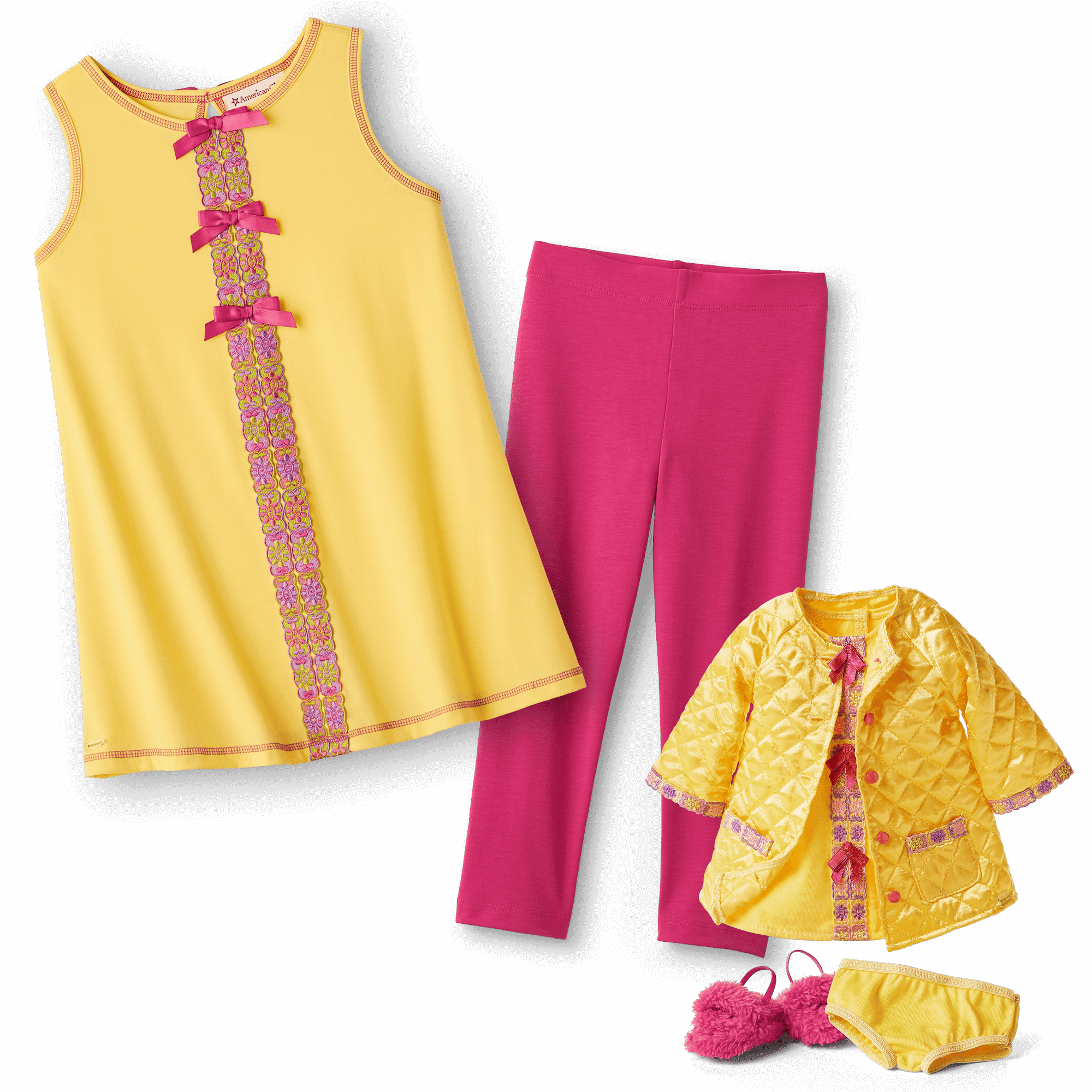 Julie's™ Pajamas for Girls and 18-inch Dolls