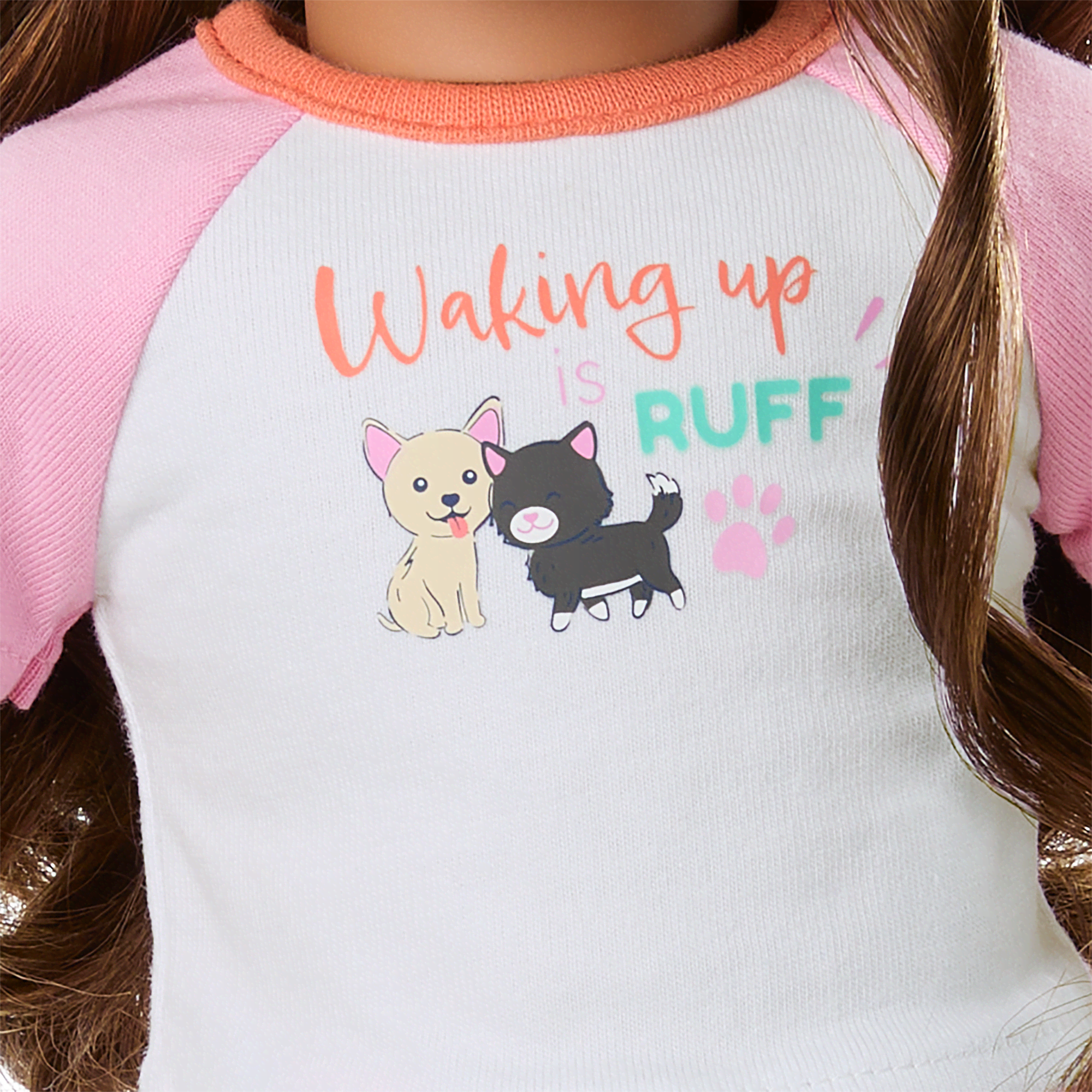 Waking Up Is Ruff PJs for 18-inch Dolls