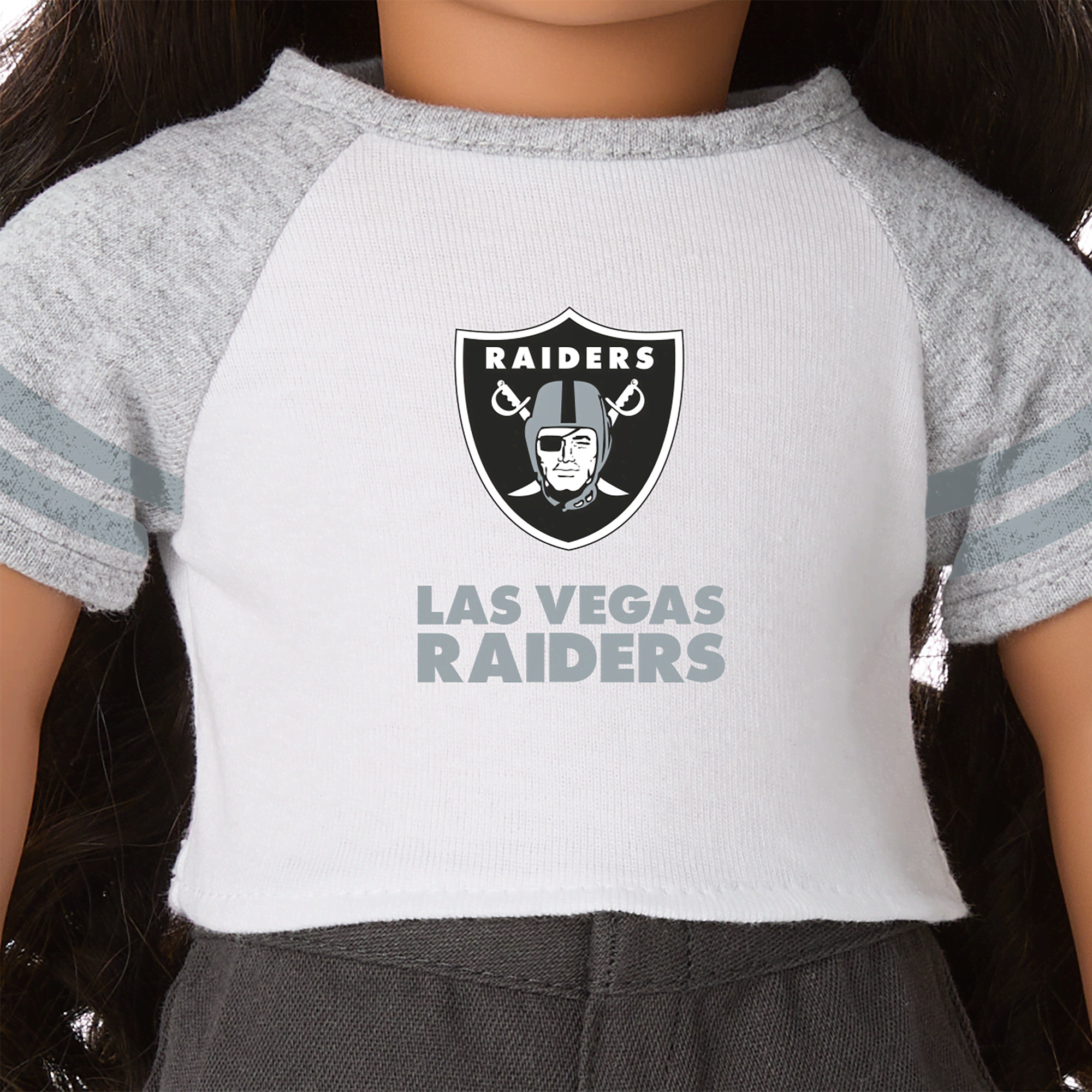 American Girl® x NFL Raiders Fan Tee for 18-inch Dolls