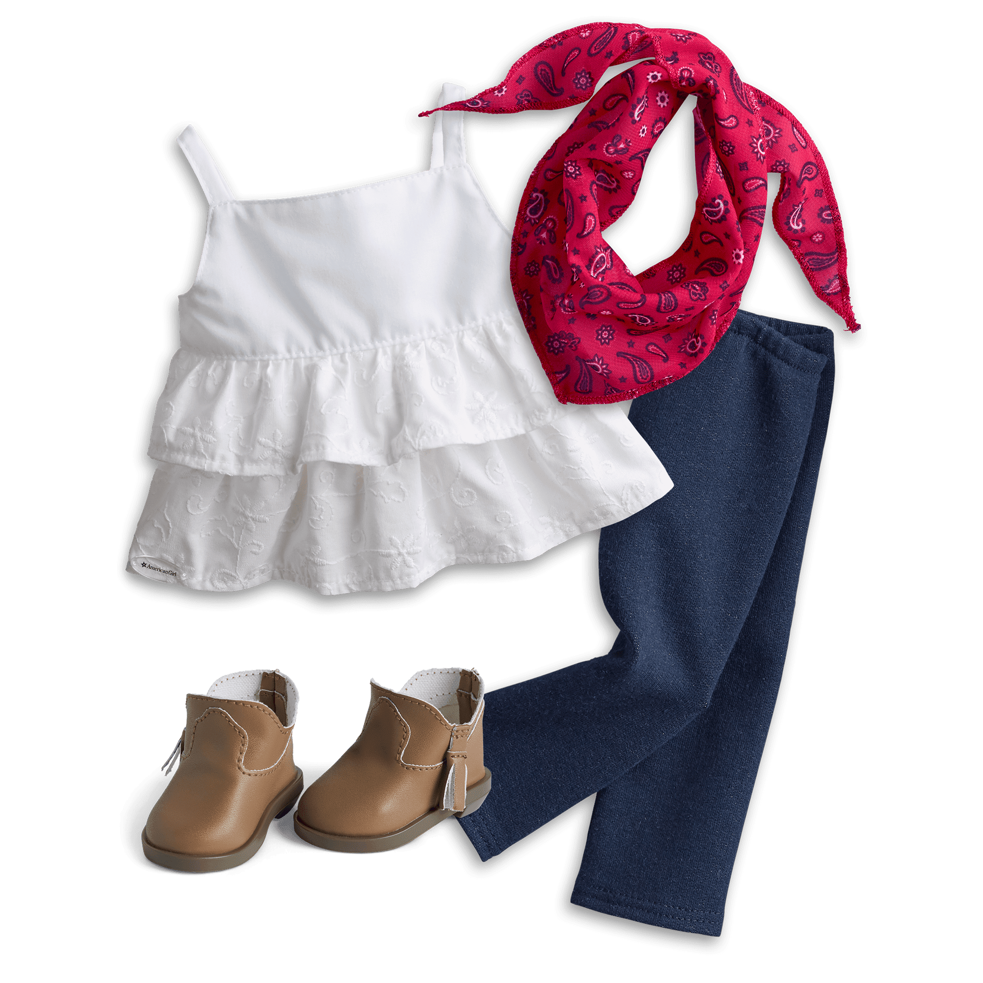 Western Chic Outfit for 18 inch Dolls American Girl