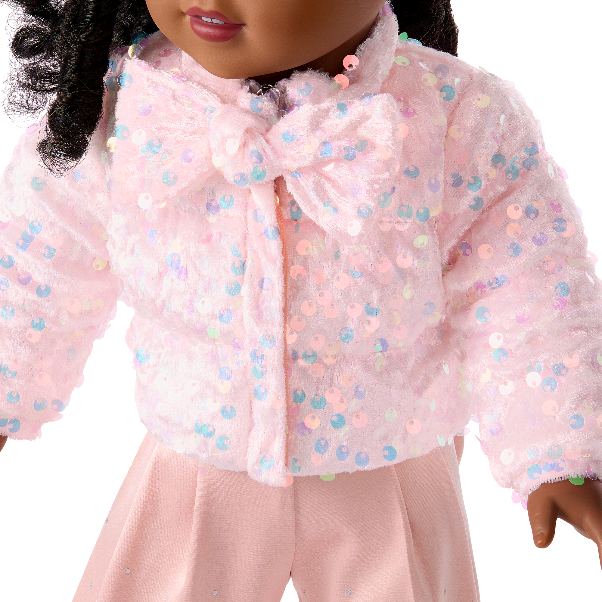 American Girl® x Something Navy Topped with a Bow Puffer Coat for 18-inch Dolls