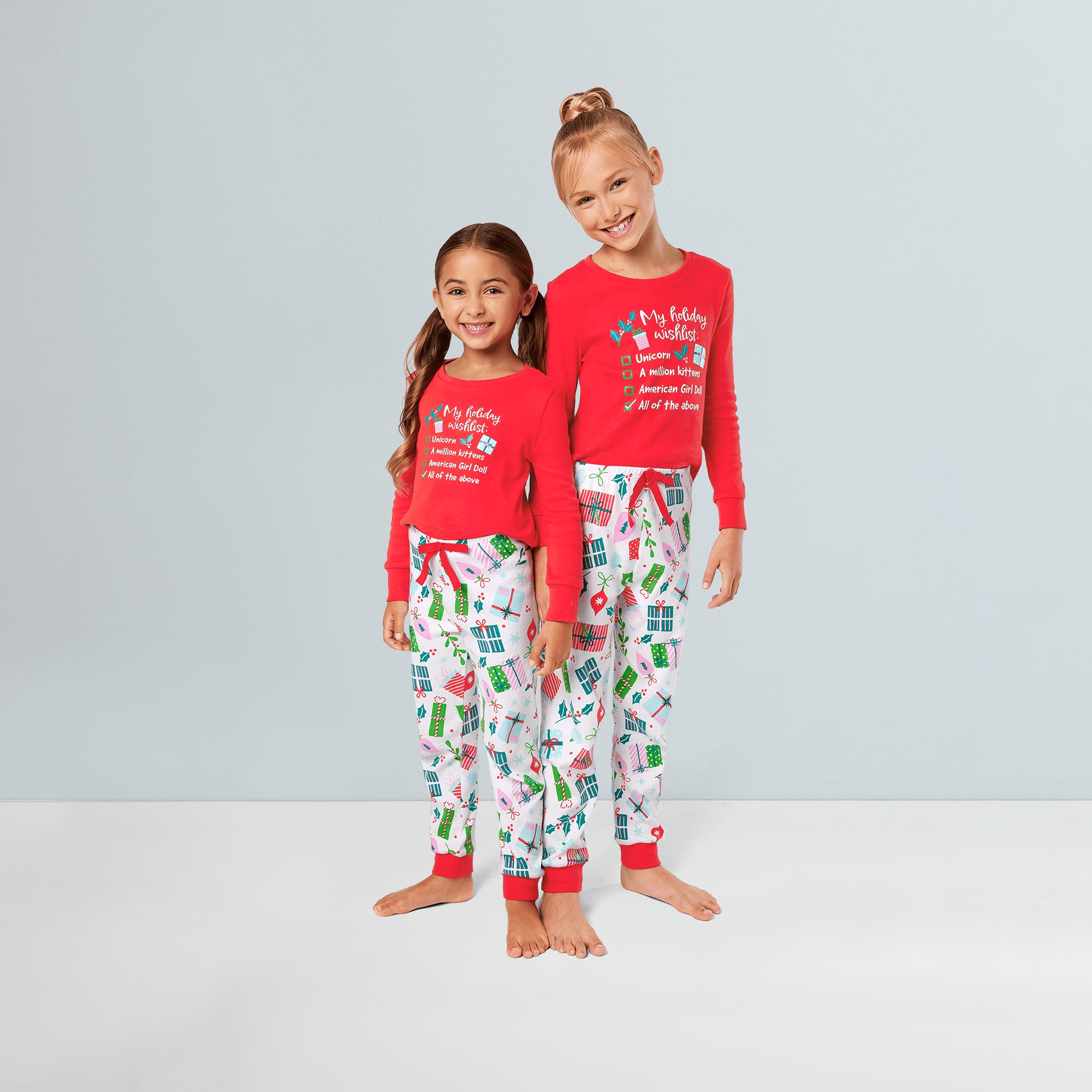 Holiday Wish List PJs for Girls & Little Girls