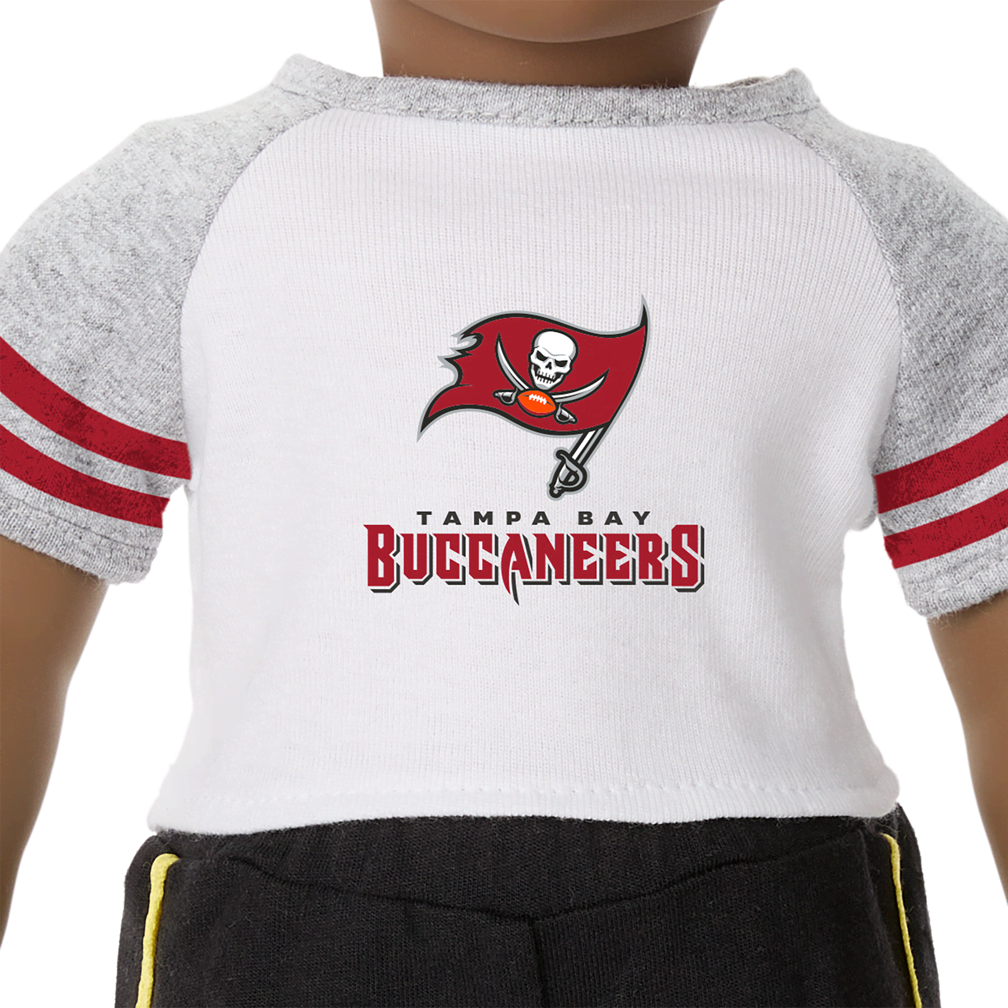 American Girl® x NFL Tampa Bay Buccaneers Fan Tee for 18-inch Dolls