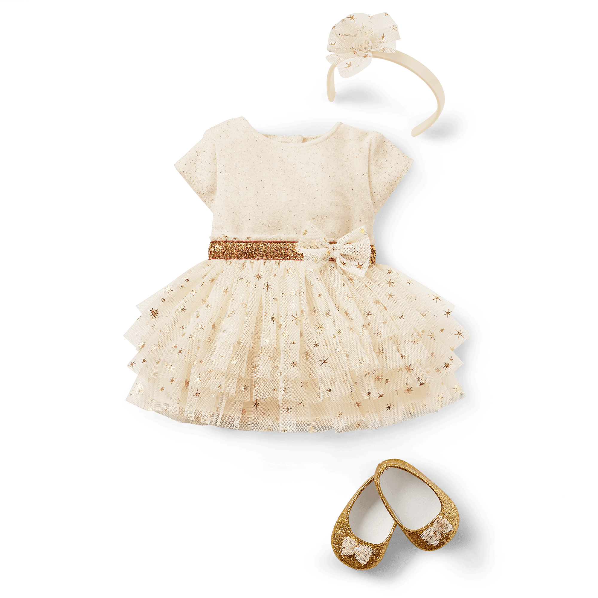 gold infant holiday dresses George Jacquard Ballerina Dress, Newborn Girl's, Gold