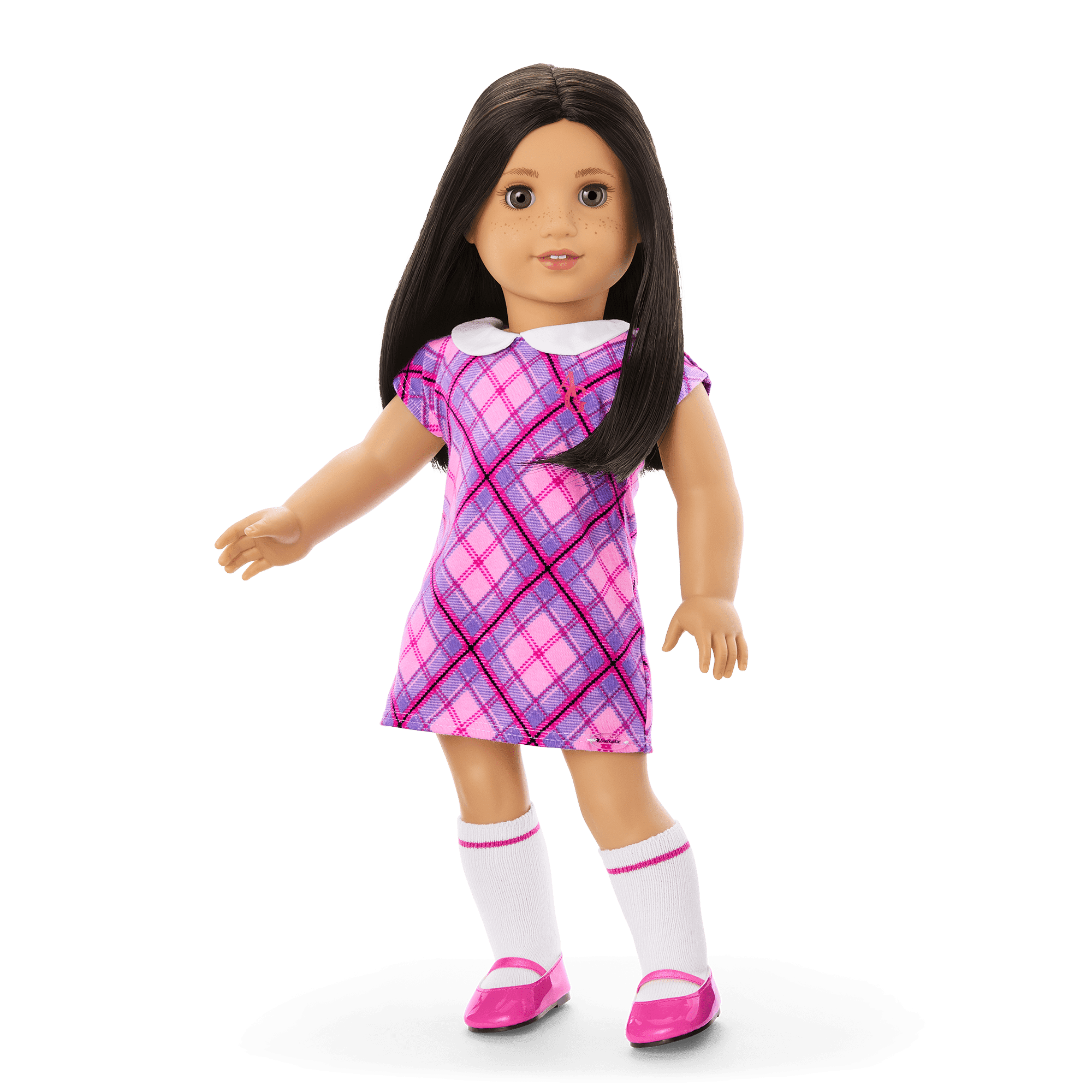 Pretty Plaid Outfit for 18-inch Dolls