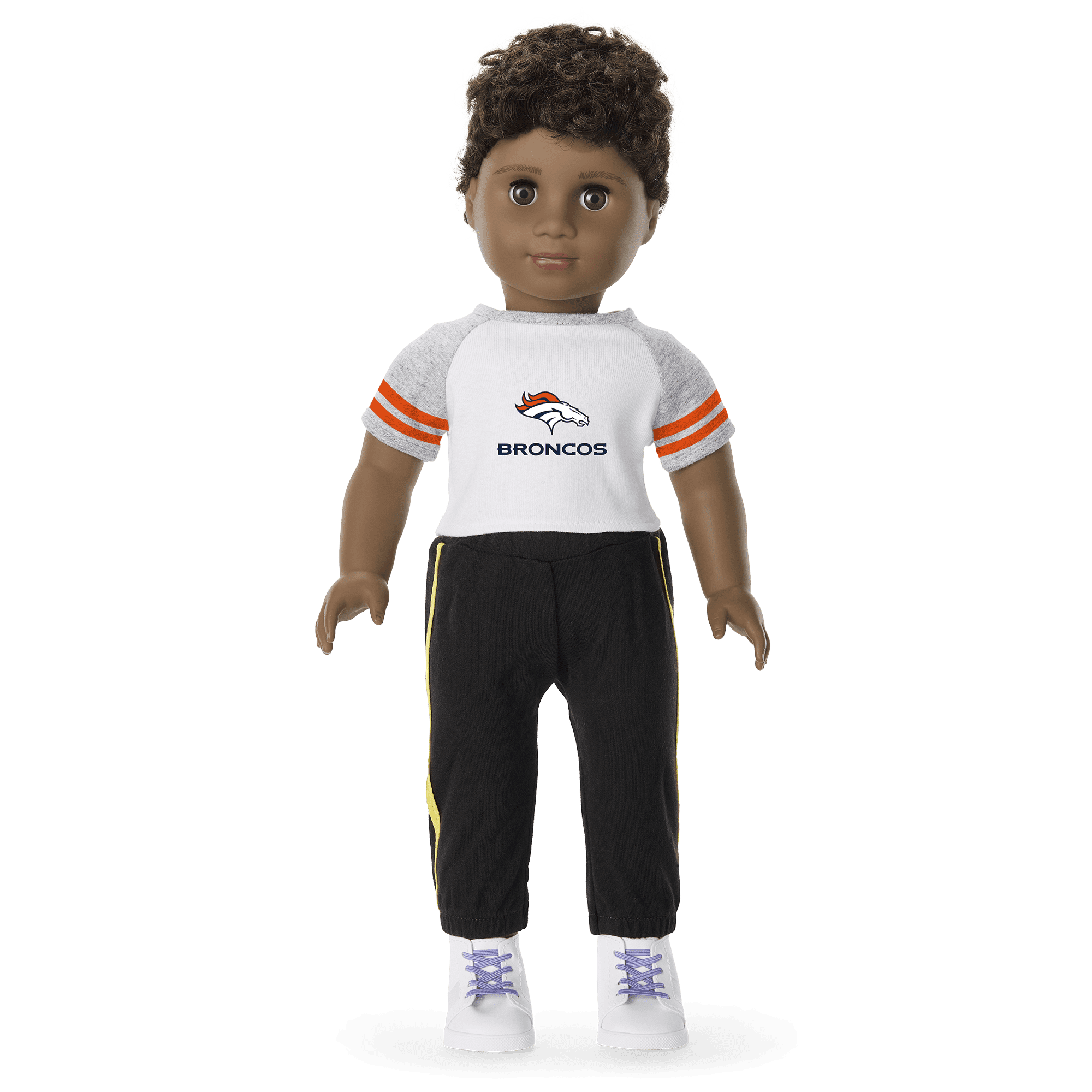 American Girl® x NFL Denver Broncos Fan Tee for 18-inch Dolls