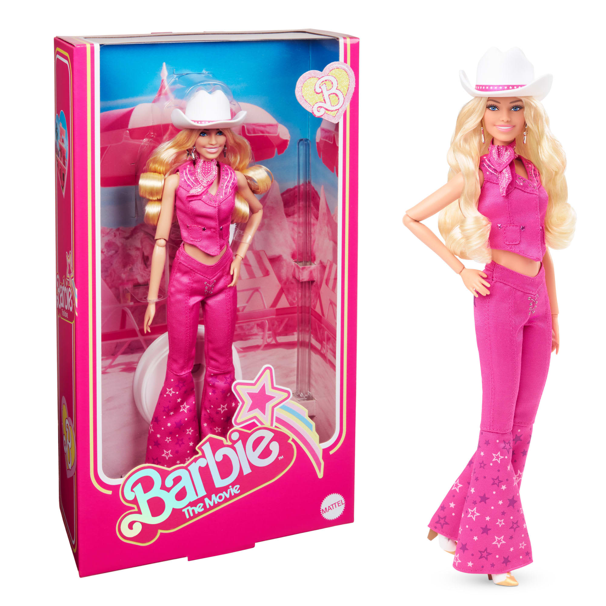 Barbie the Movie Margot Robbie Cowgirl Doll | Mattel