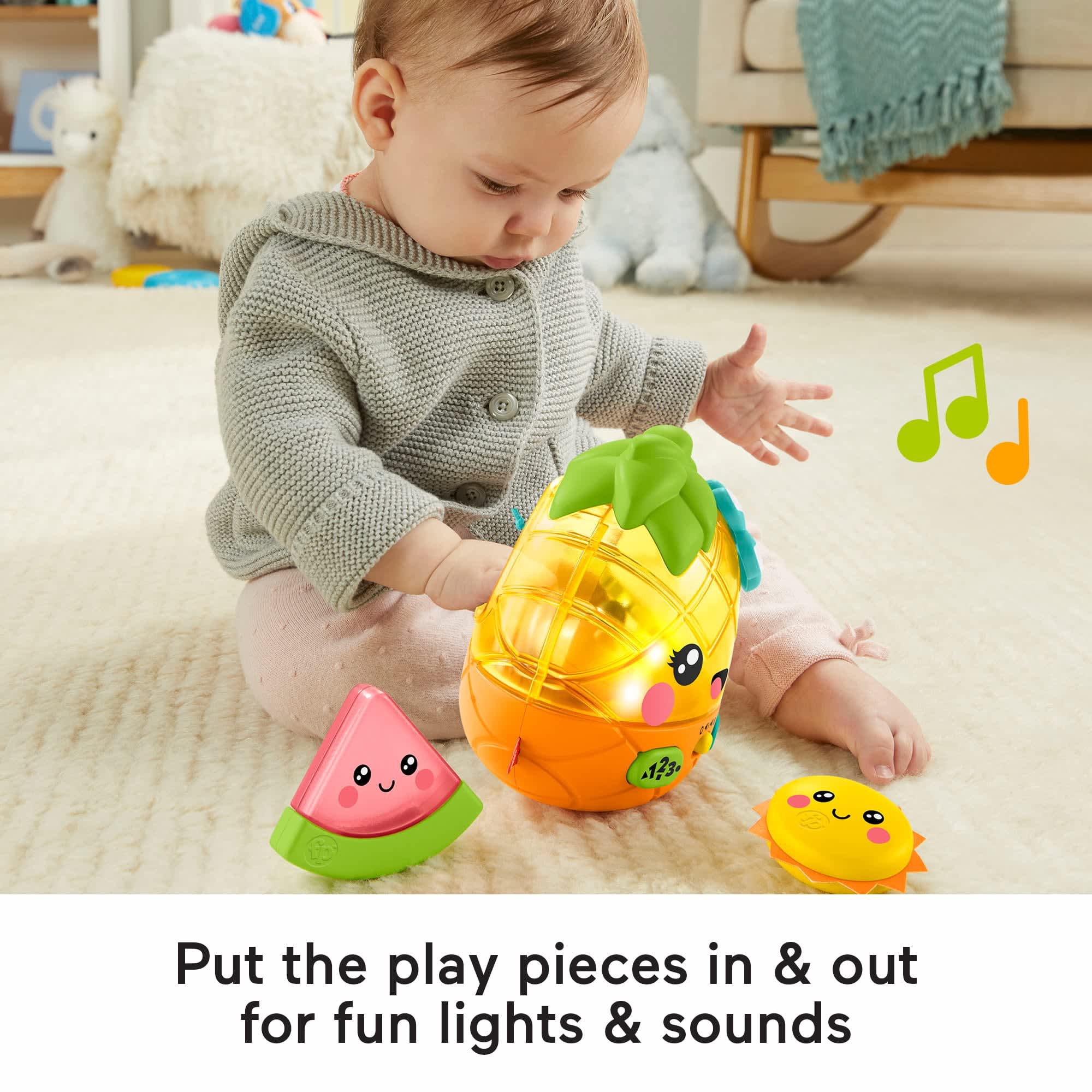 Pineapple baby toy online