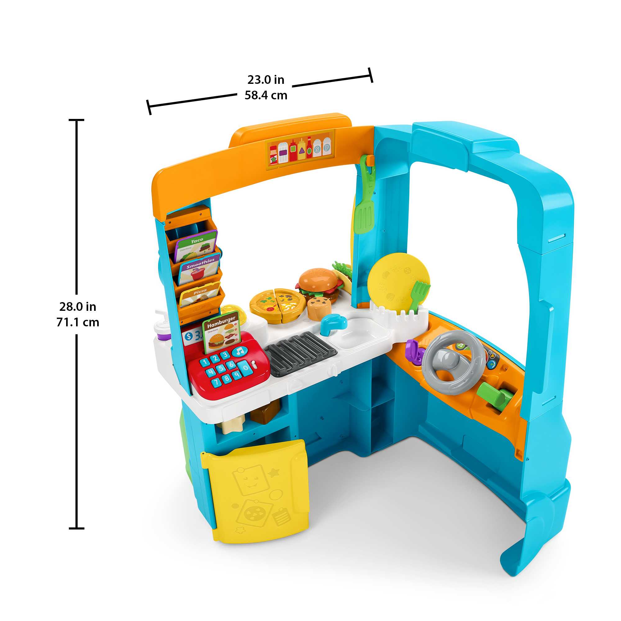 Laugh Learn Servin Up Fun Food Truck FXT91 MATTEL