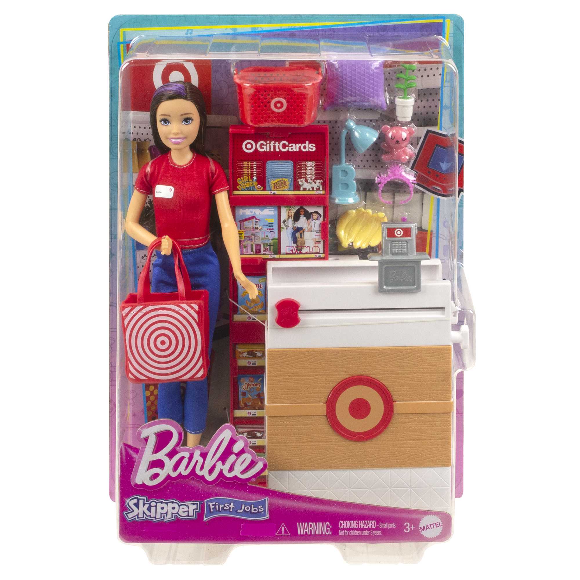 Barbie Toys Skipper Doll and Target First Jobs Set MATTEL