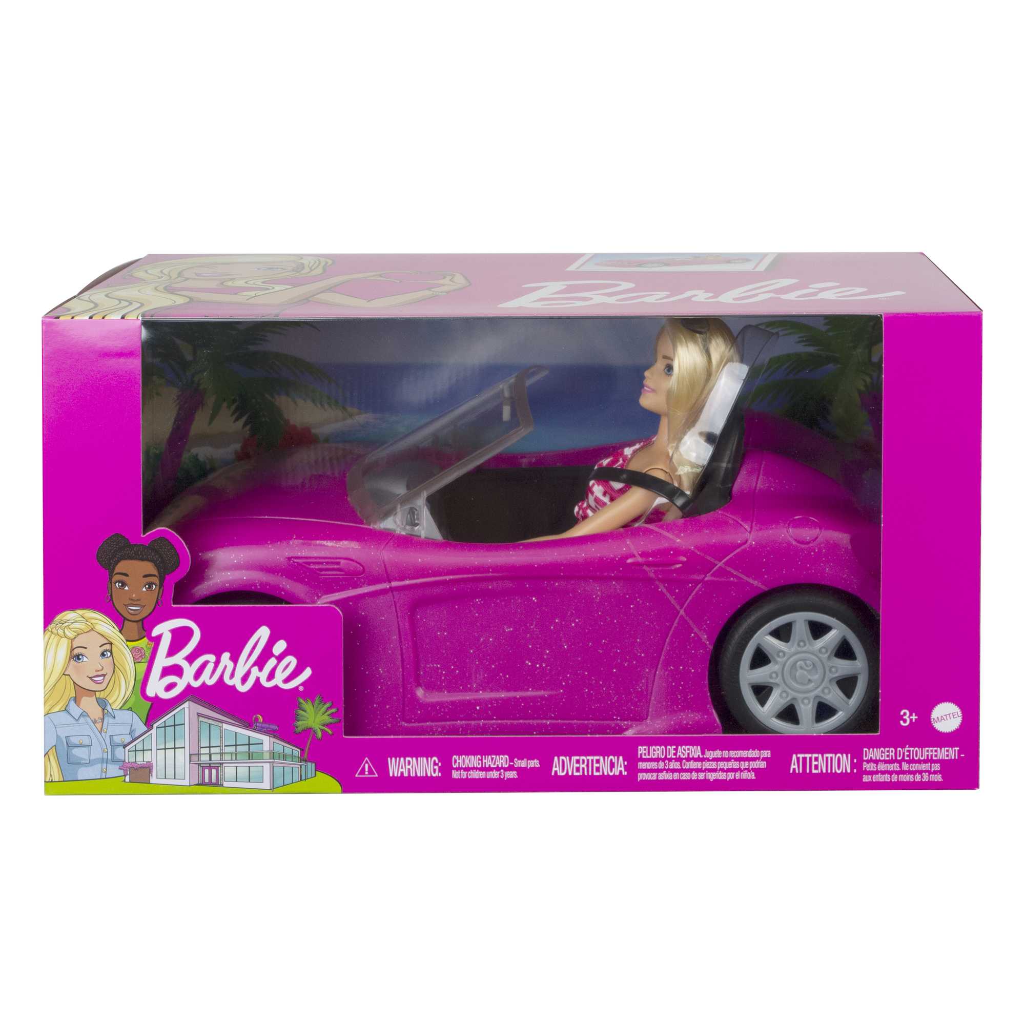 Barbie convertible and doll online