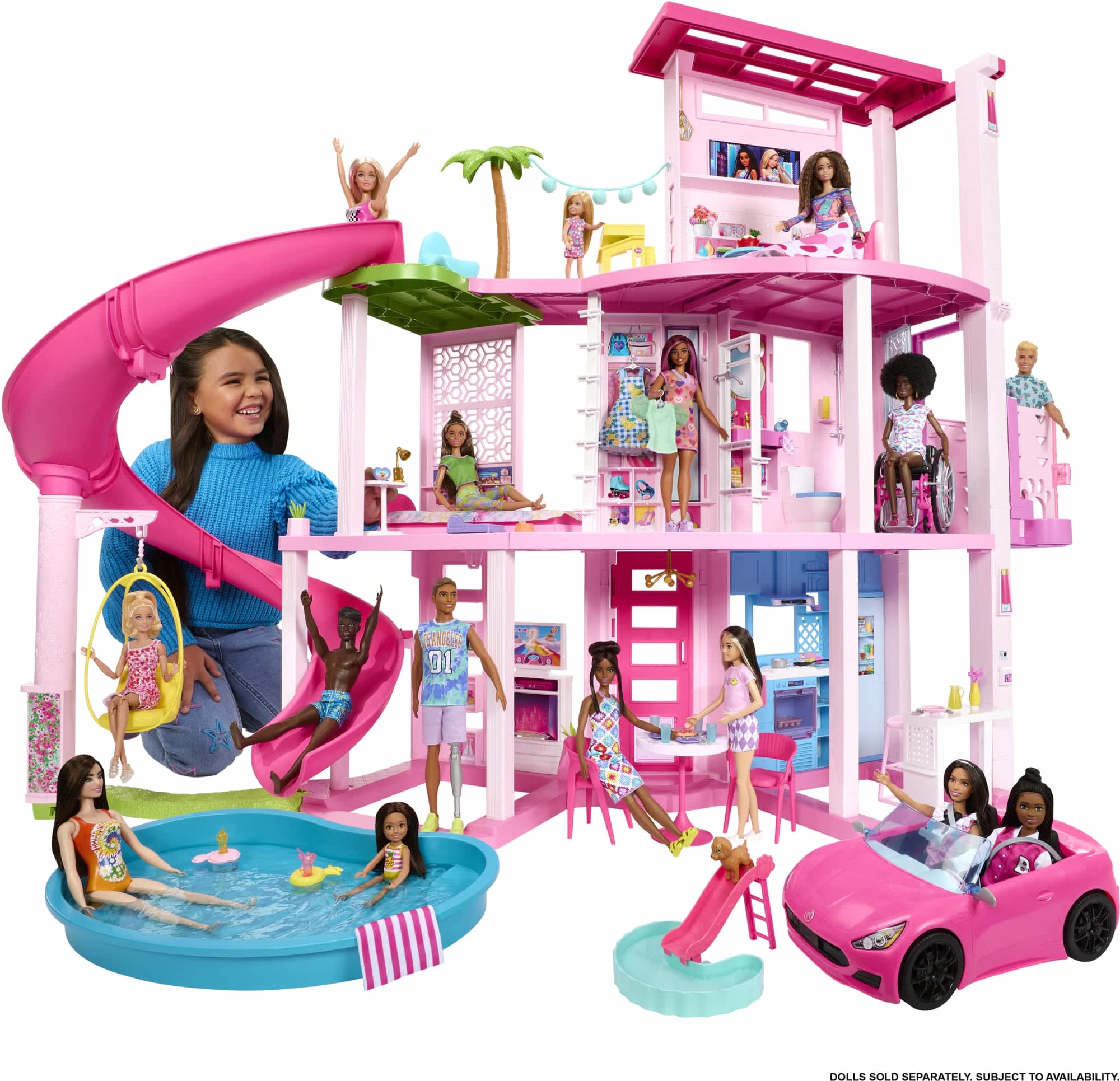 Barbie Latest Dreamhouse Pool Party Doll Playset Mattel