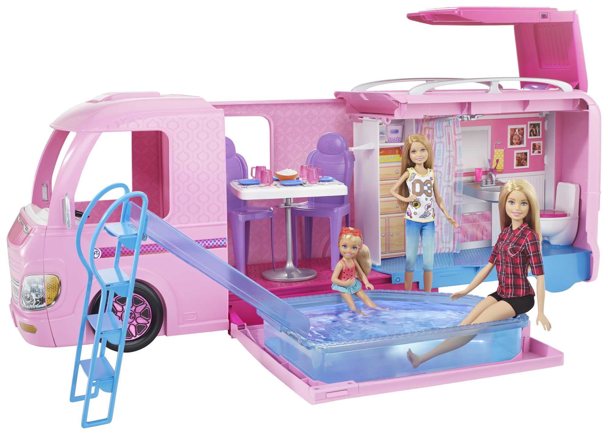 Barbie Estate DreamCamper Adventure Camping Playset with Accessories Mattel