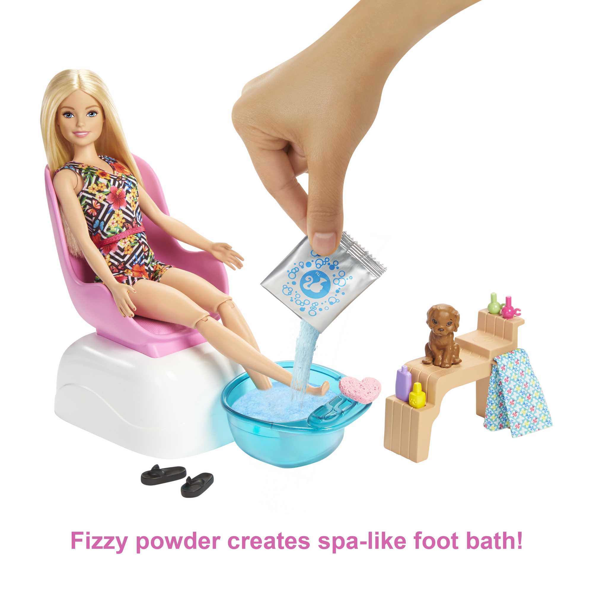 Barbie Mani Pedi Spa Barbie Doll Playset Mattel