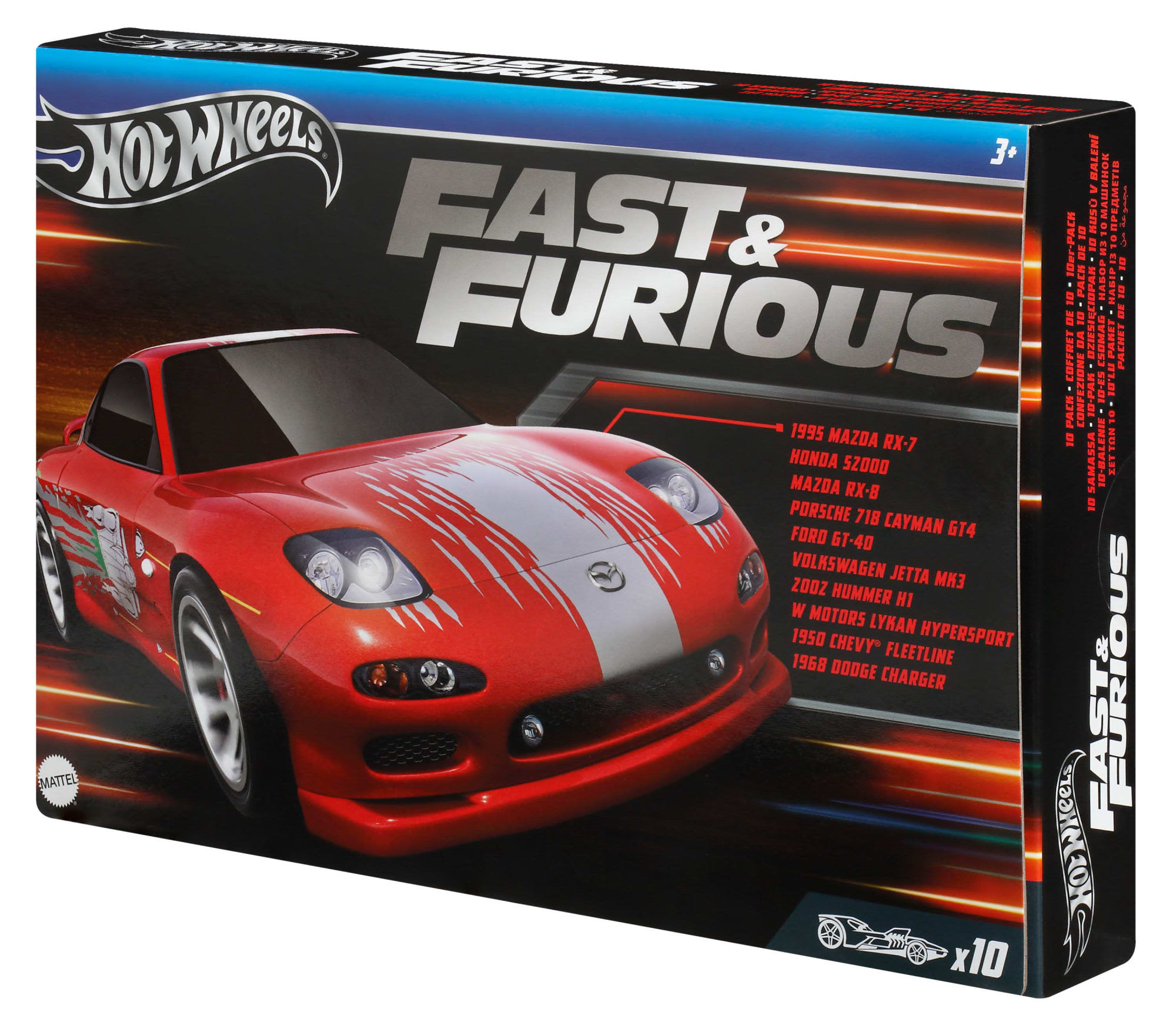 Hot Wheels Fast Furious 1 64 Scale Die Cast Toy Cars Mattel