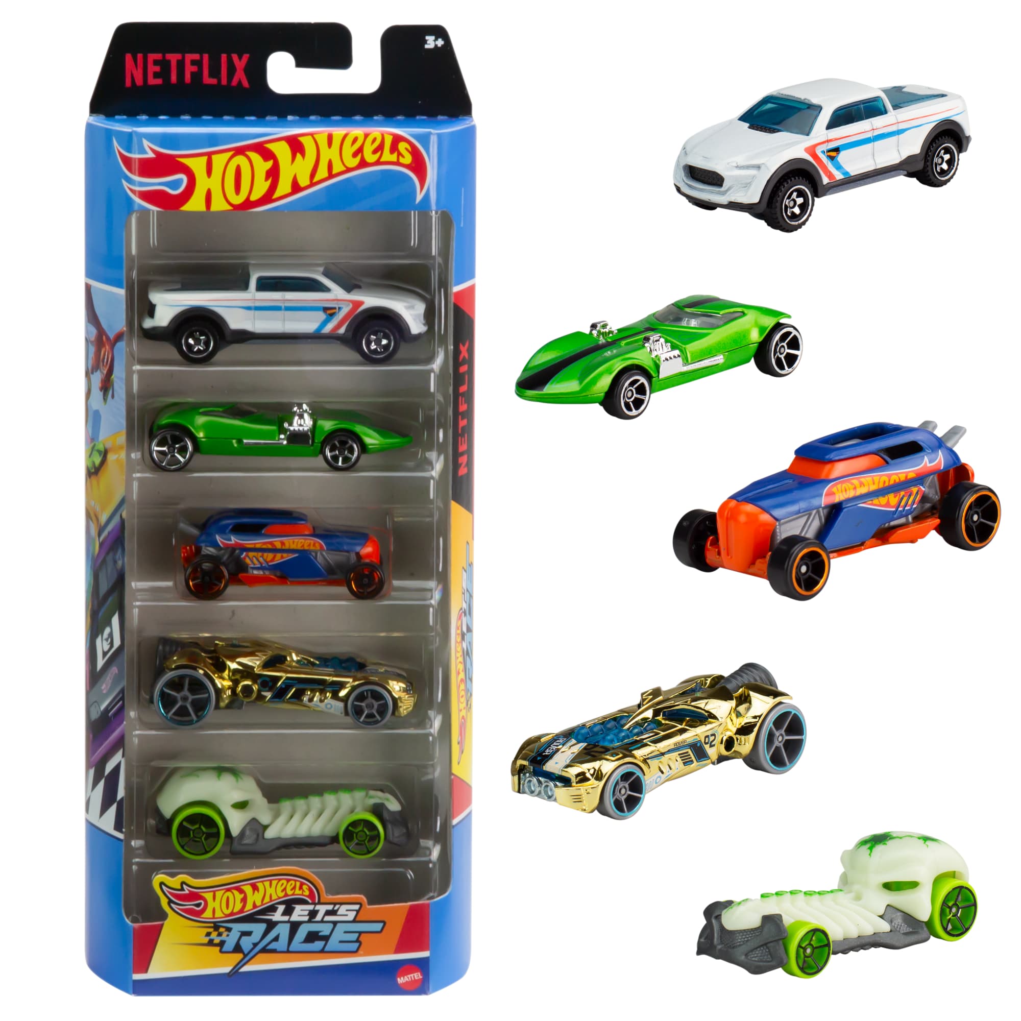 Hot wheels glow wheels 5 pack deals