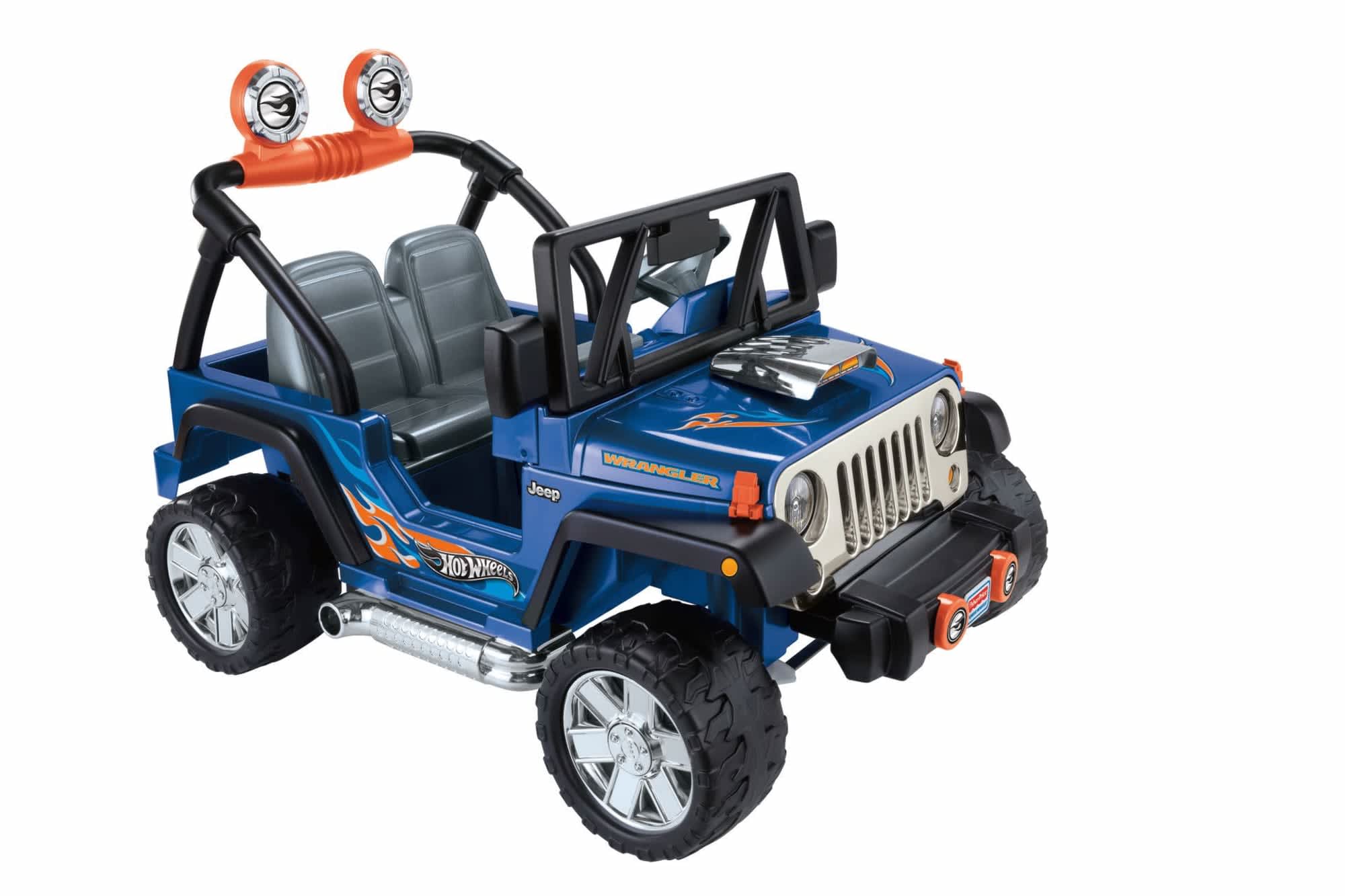 Power Wheels Hot Wheels Jeep Wrangler 12V Ride On Vehicle Mattel