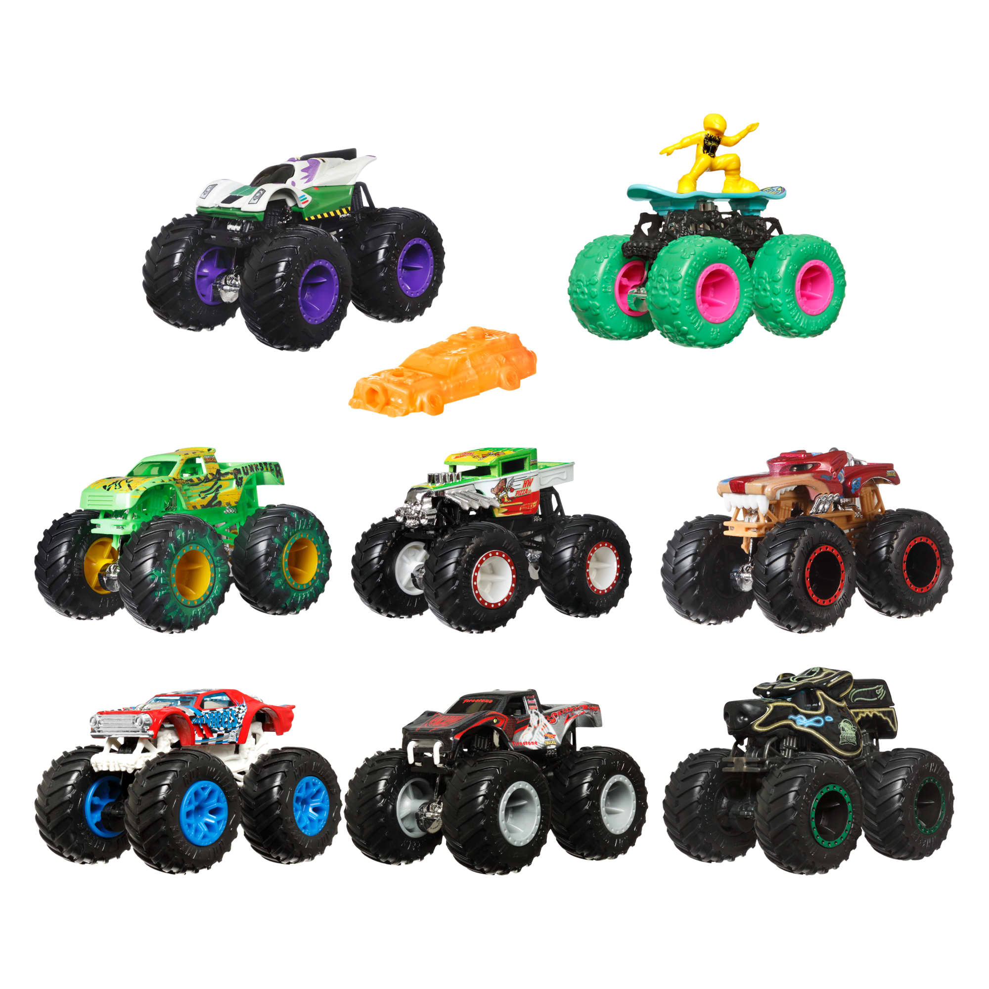 Hot Wheels Monster Trucks Selection Of 1 64 Scale Collectible Mattel