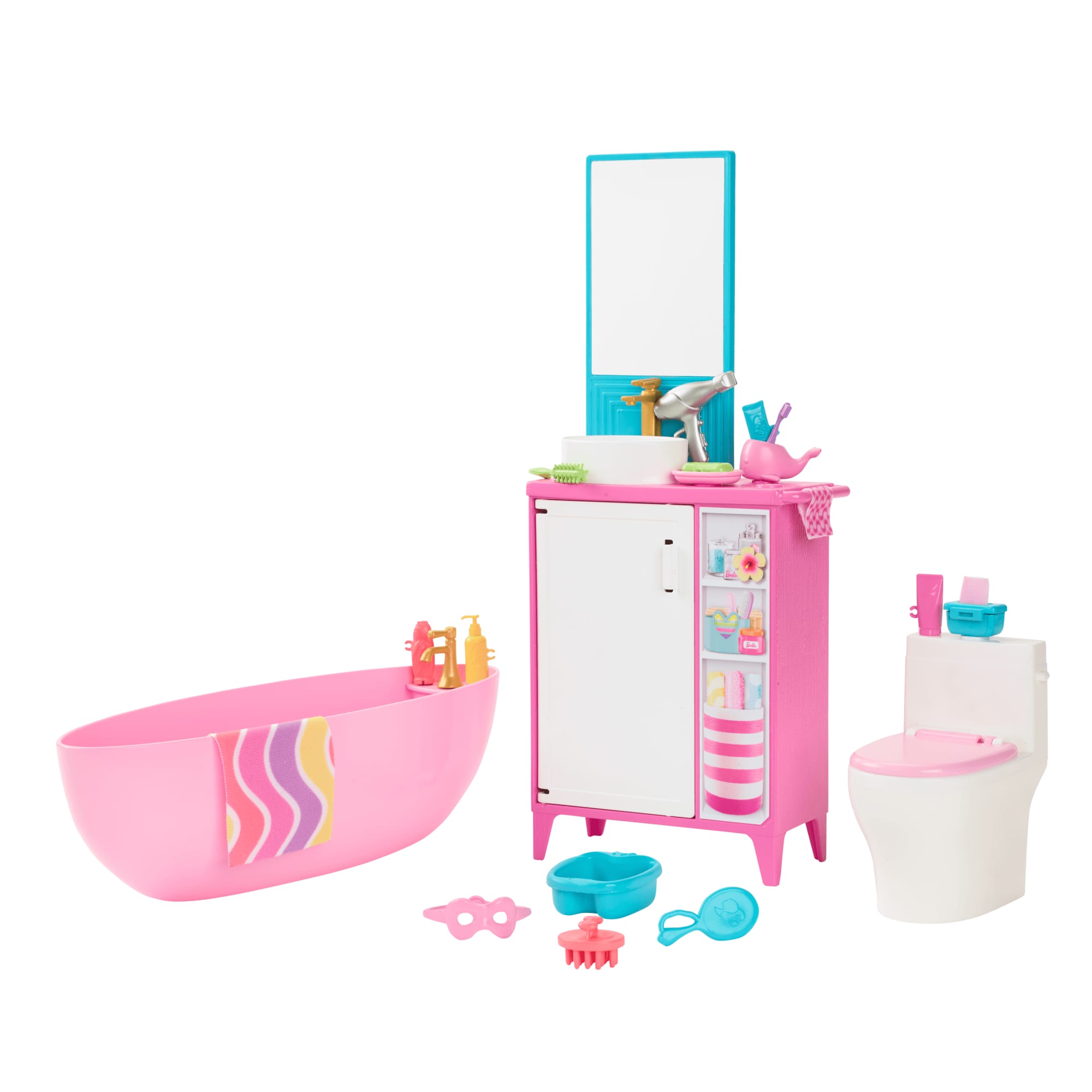 Barbie Barbie World Bathtime Set with Accessories Mattel