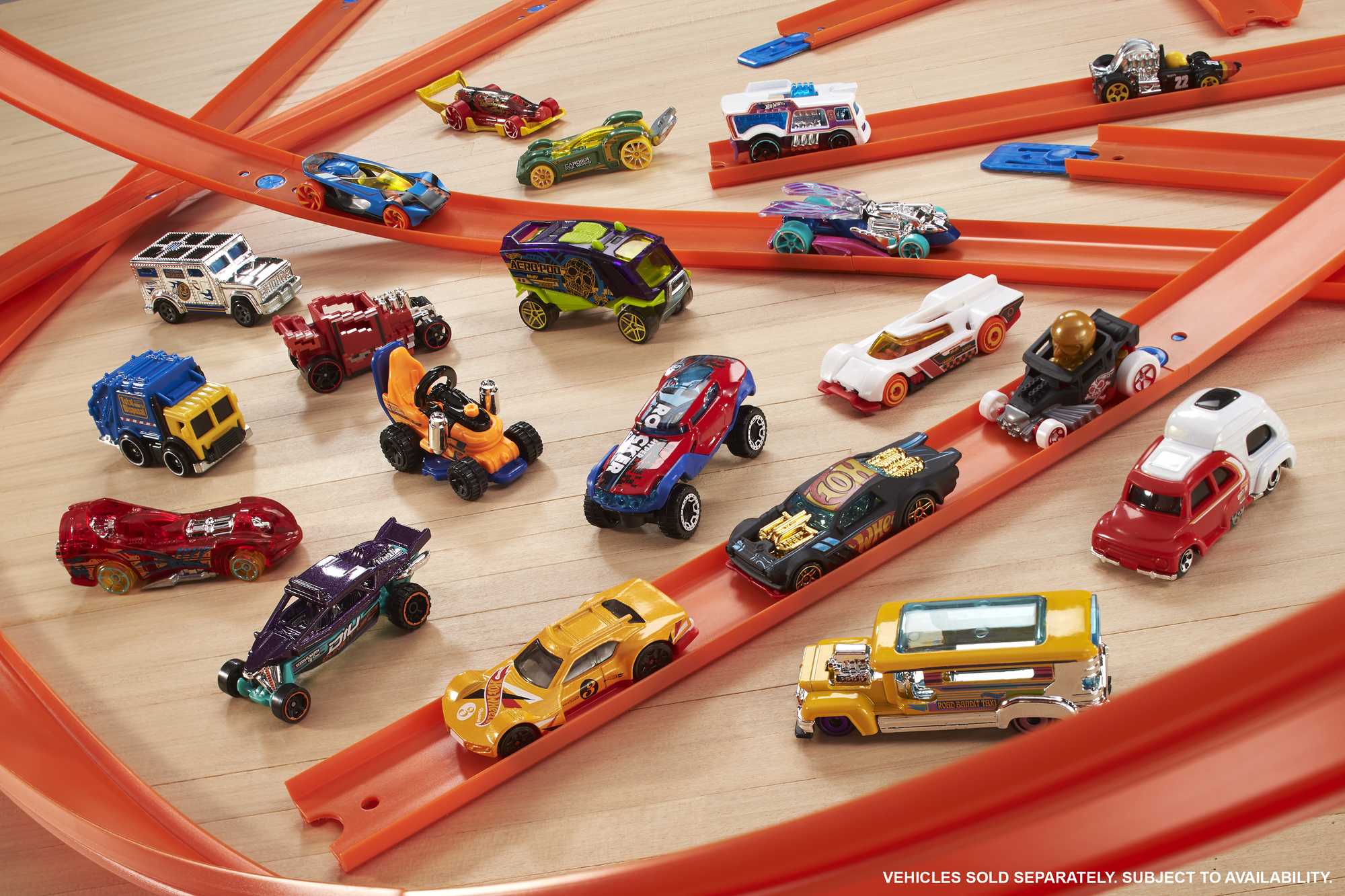 Hot wheels car set 50 deals