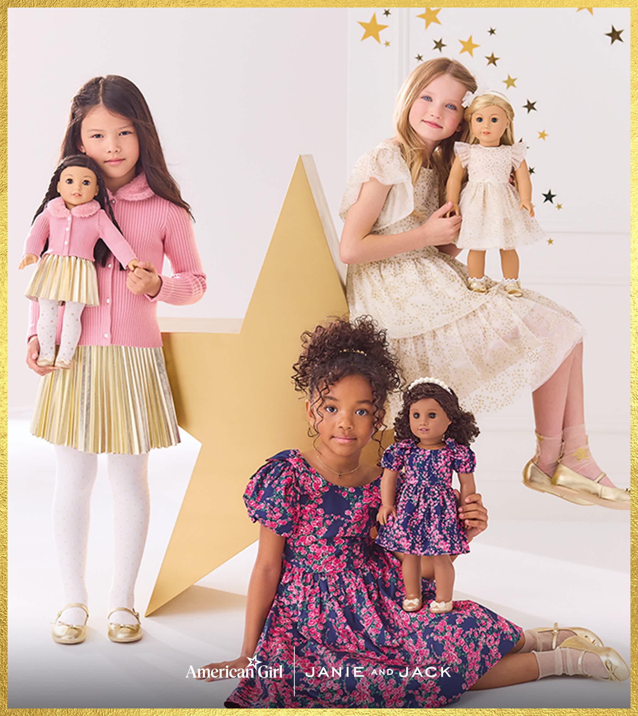 sachin and babi light blue dress AMERICAN GIRL MATCHING HOLIDAY DRESSES main image 1