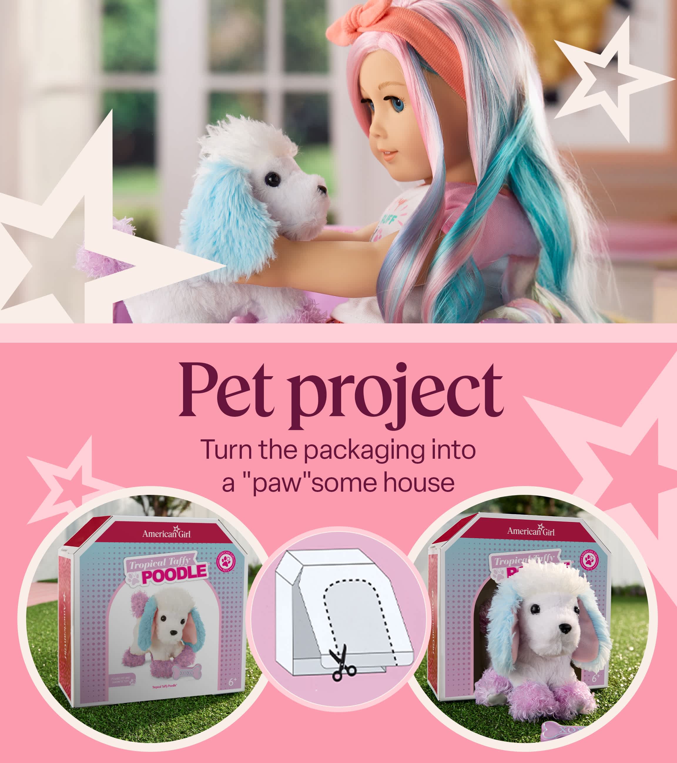 American girl poodle hot sale