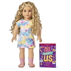 American girl doll short blonde hair sales