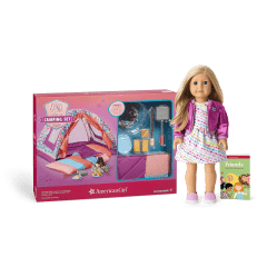 American Girl プレイテント Truly Me™ 18-inch Doll #27 & S'more Fun Camping Set
