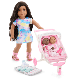 American girl double stroller retired cheap