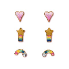 Stephanie Gottlieb Golden Glow Doll Earrings American Girl